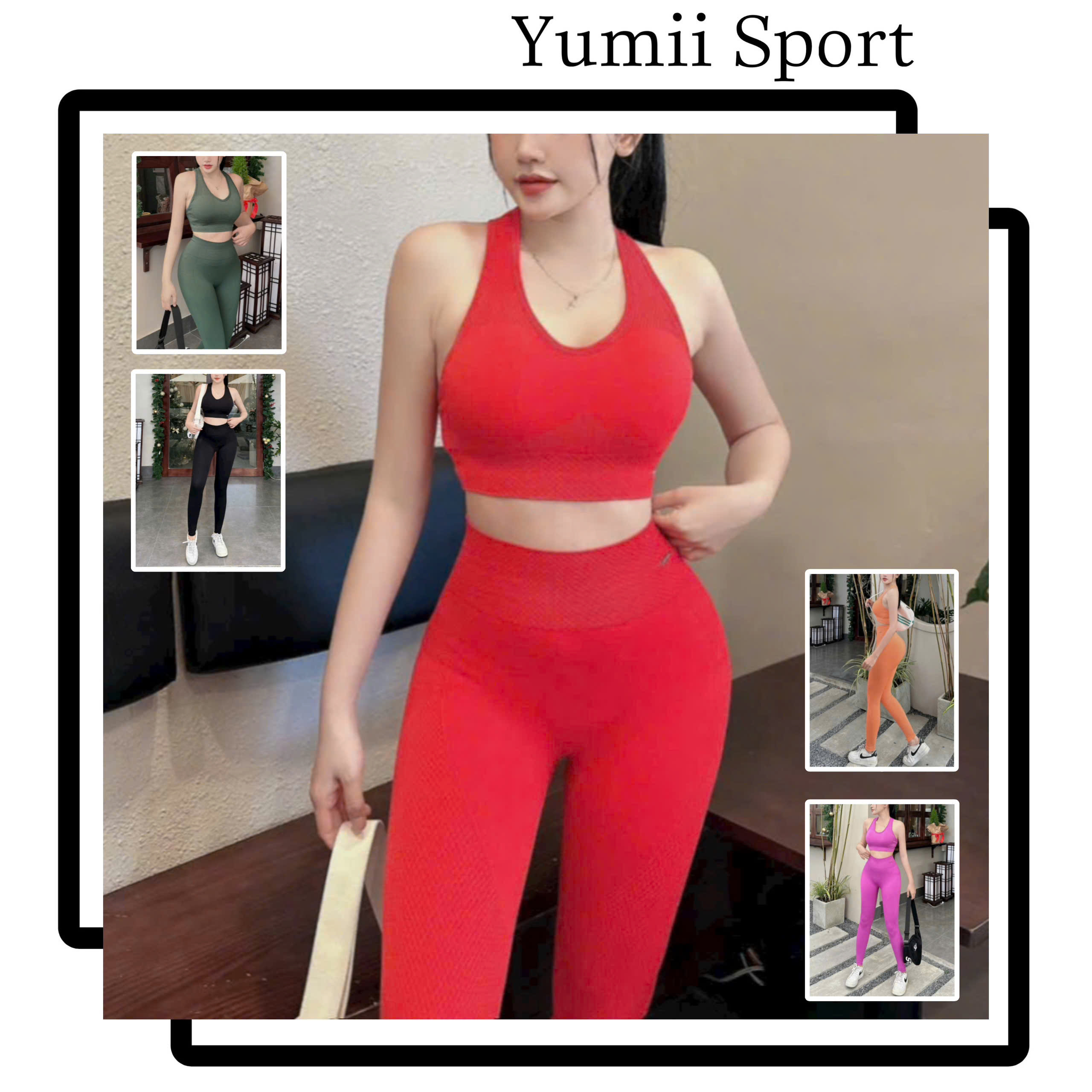 Bộ Quần Áo Thể Thao Tập Gym Yoga Nữ Dáng Dài Ba Lỗ Basic, Chất Dệt Mềm Mịn_thumbnail_5