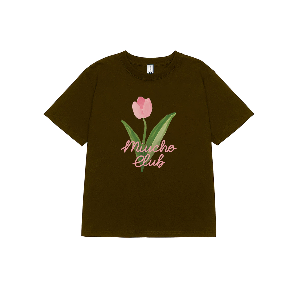 Áo baby tee hoa tuplip xinh xắn ABD306 Miucho cotton cổ tròn in graphic_thumbnail_10