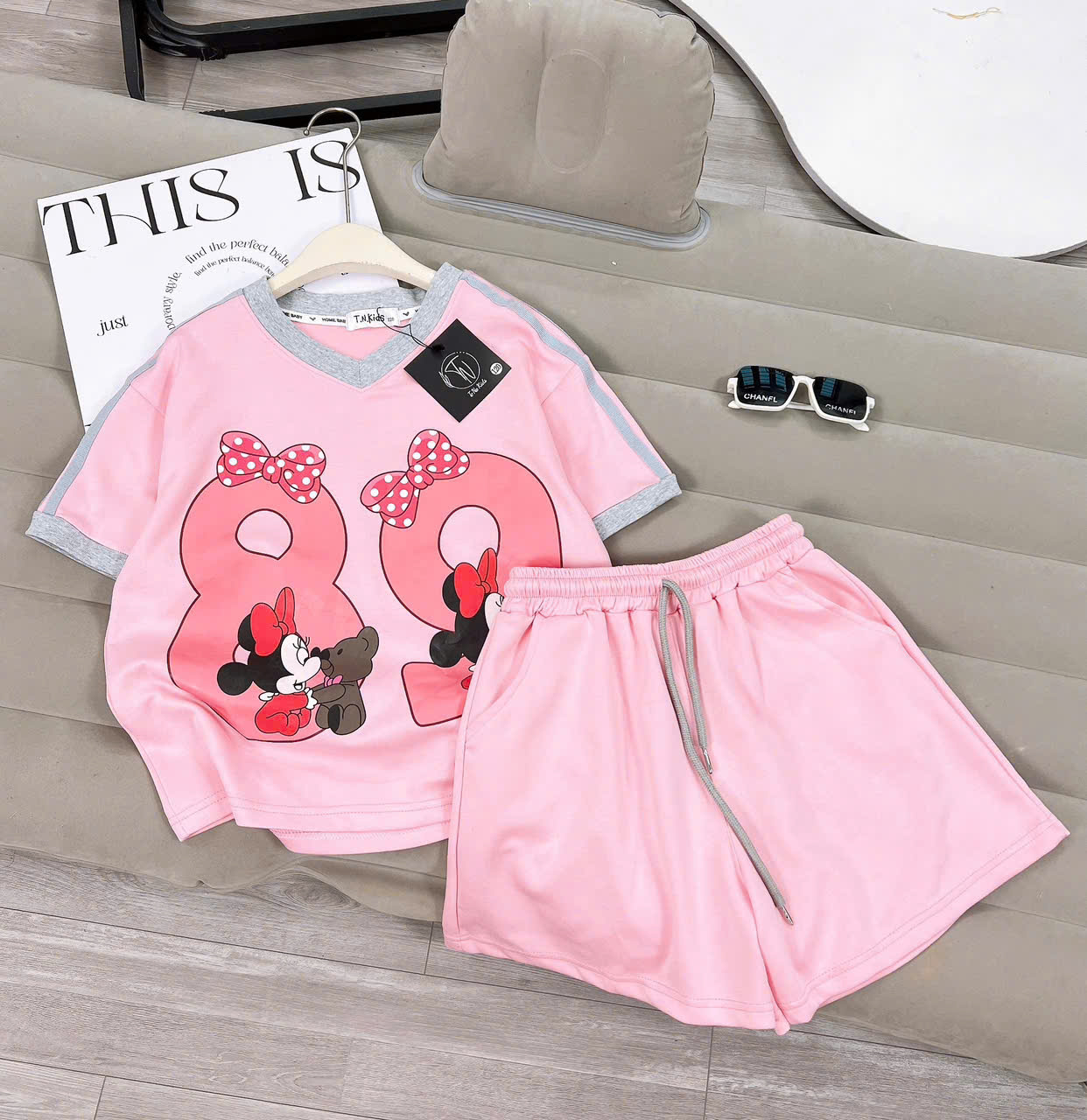 [Z87] Set cộc Hai nơ chấm bi số 89