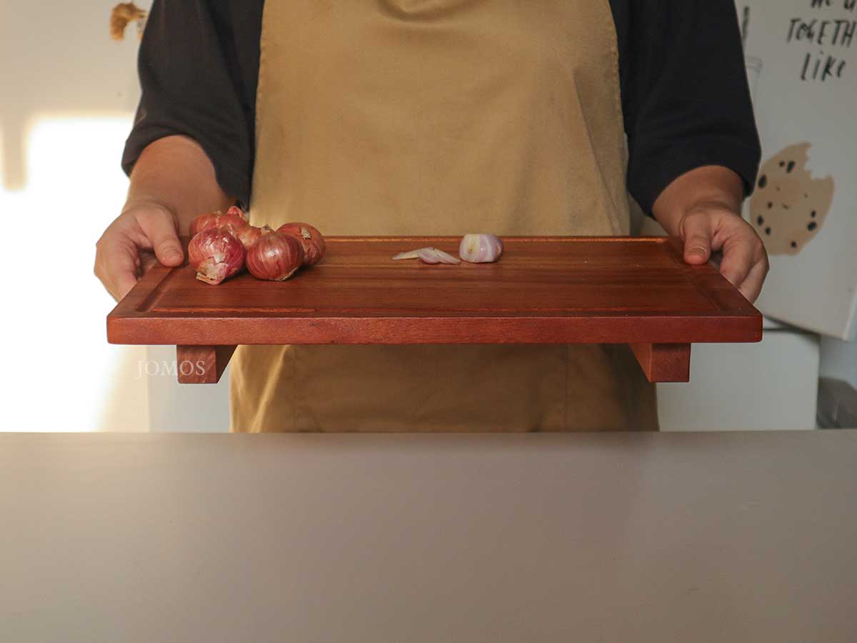 Thớt Gỗ Xà Cừ Có Chân Đế 40 cm DB40 J000145_thumbnail_4