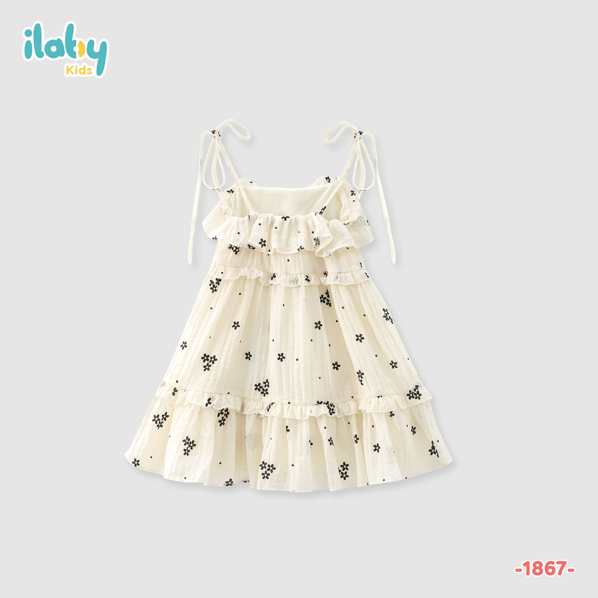 Váy hai dây nơ vai bèo ba tầng_thumbnail_0