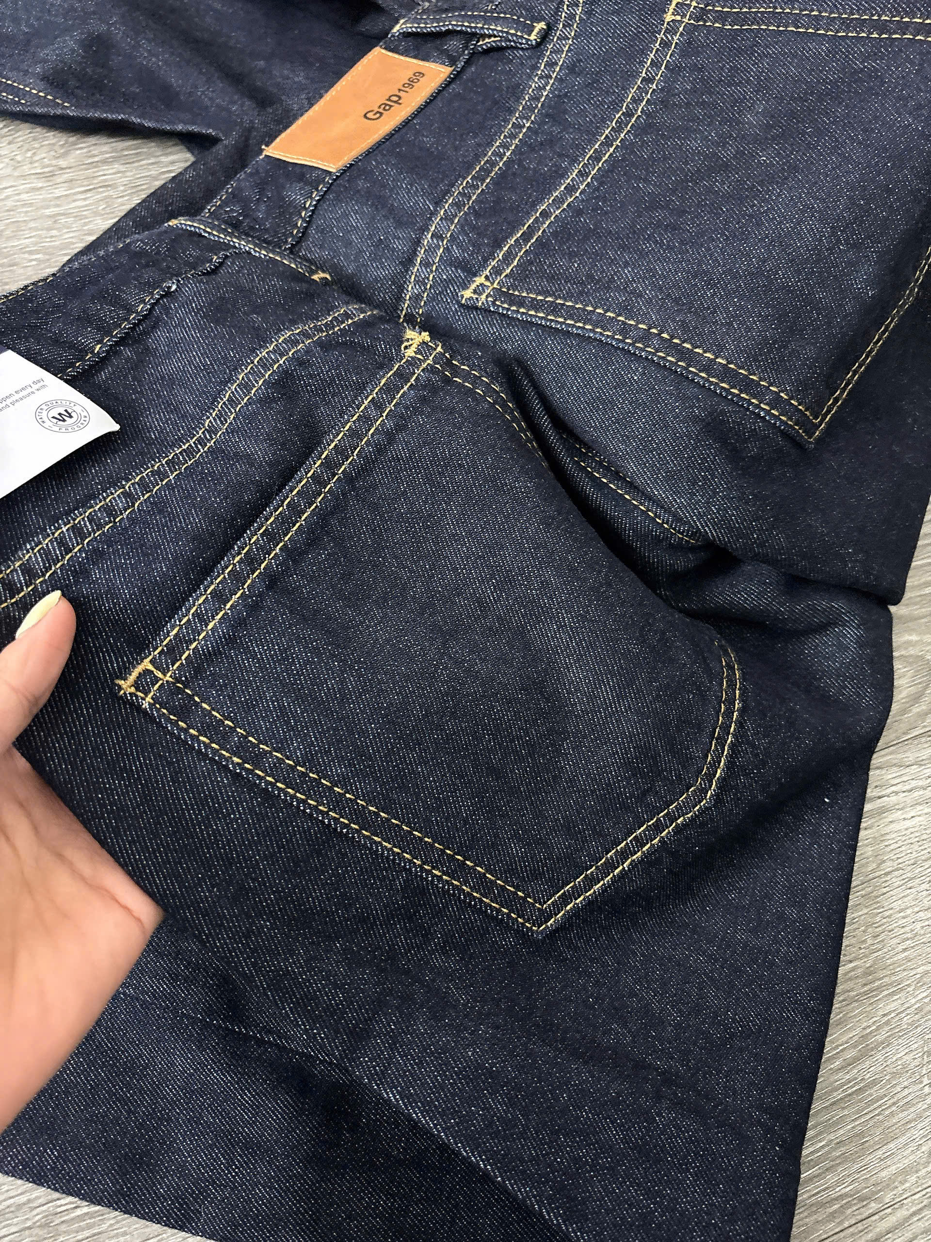 Q357 QUẦN JEAN ỐNG CONG XANH_thumbnail_9