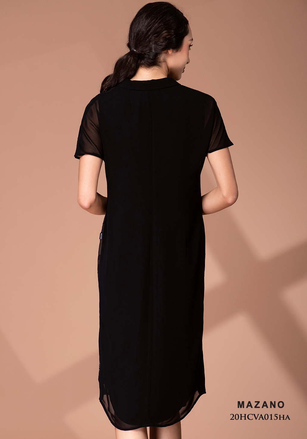 Đầm đen giả sơ mi họa tiết_thumbnail_2