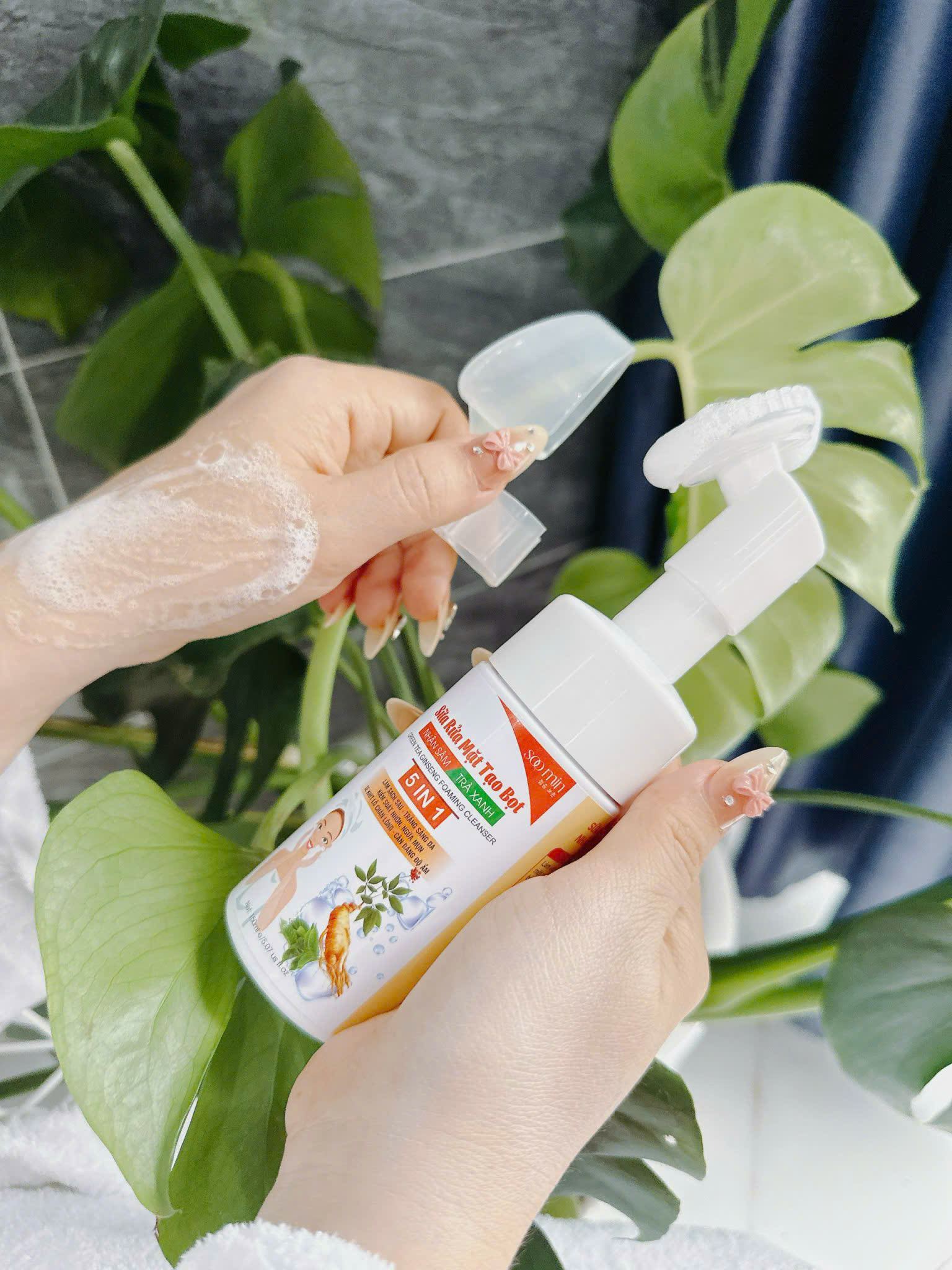 Sữa Rửa Mặt Tạo Bọt Nhân Sâm–Trà Xanh SooMin – Giải Pháp Làm Sạch, Kiểm Soát Nhờn Cho Da Việt_thumbnail_5