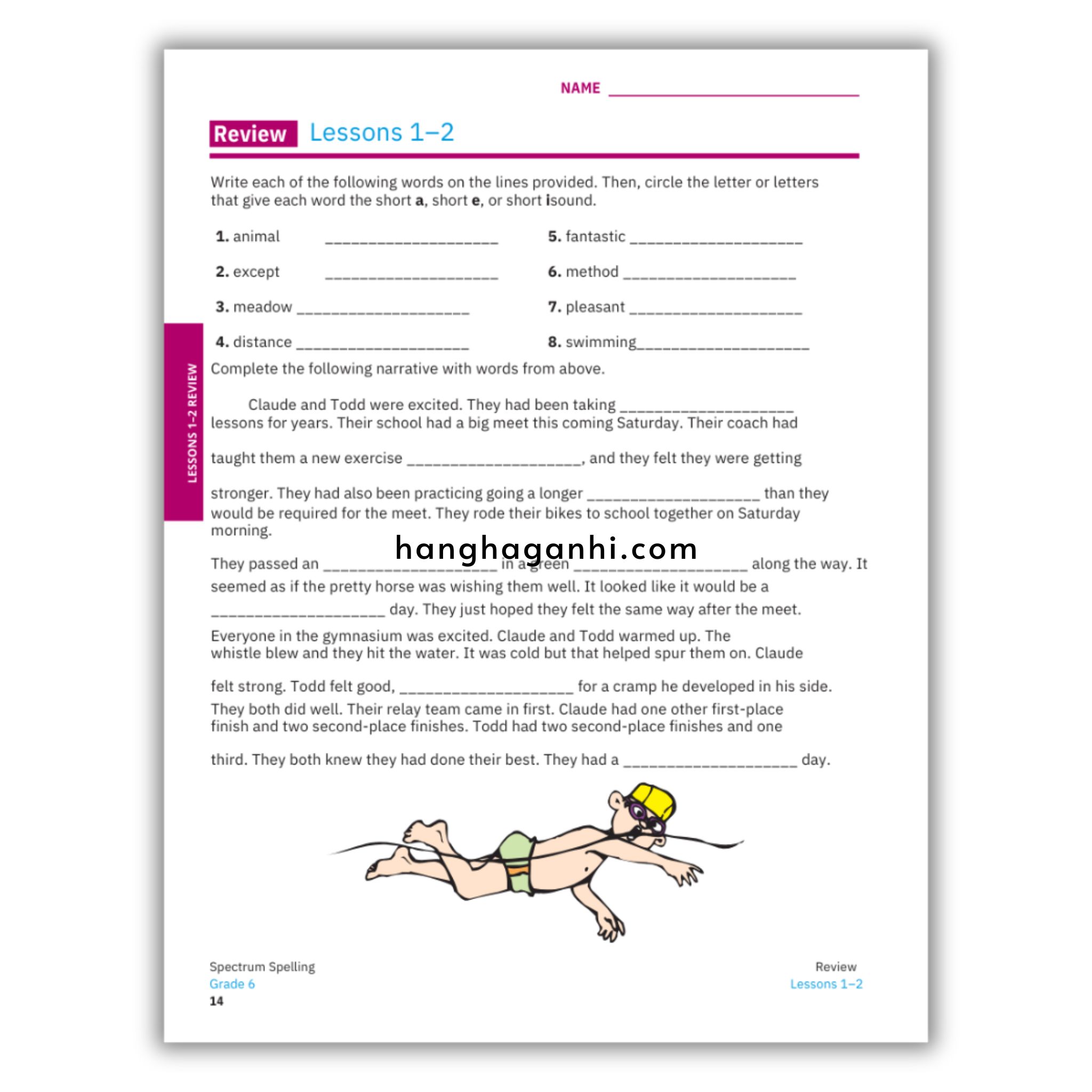 Sách Spectrum Spelling Workbook Grade 6_thumbnail_8