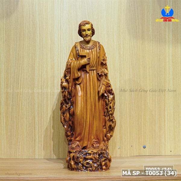 Bộ bàn thờ gỗ trai lũa ban ơn tượng 50cm_thumbnail_2