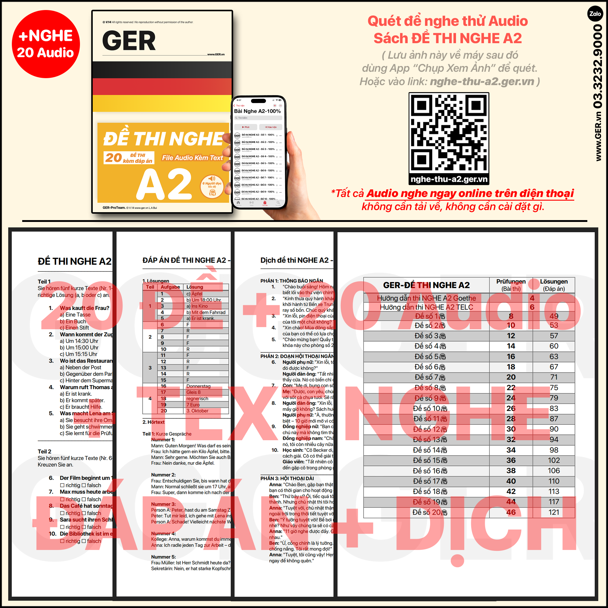 Đề Thi Nghe Tiếng Đức A2