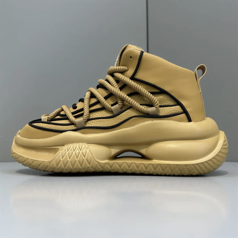 GA352 - Giày bố nam cổ cao lưới thoáng khí đế dày phong cách thể thao thu đông 2024_thumbnail_5