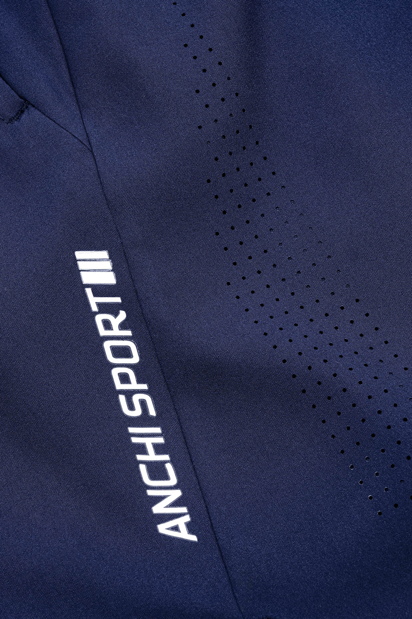 Quần Soọc Gió Thể Thao Laser Nam Trung Niên ANCHI Dáng Suông Dài Trên Gối Màu Xanh Than