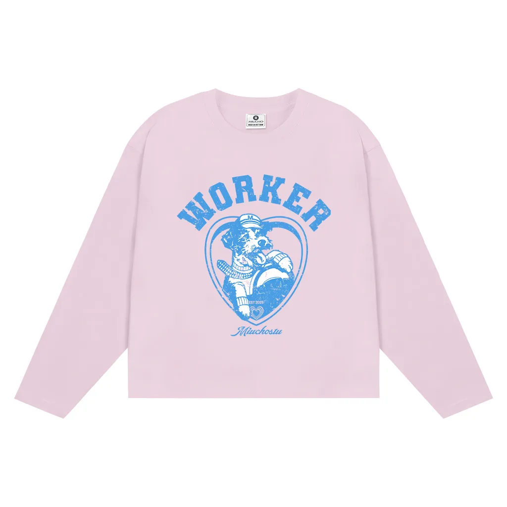 Áo thun boxy tay dài Miucho Worker 3114_thumbnail_11