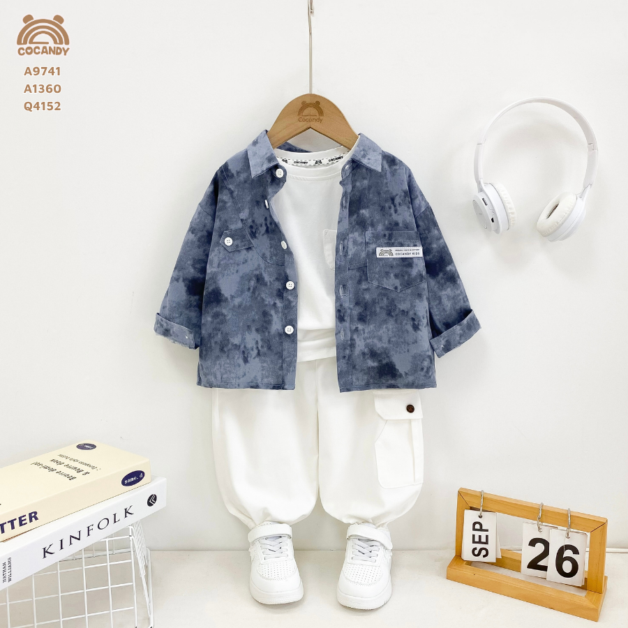 Áo dài XANH LOANG sơ mi_thumbnail_1