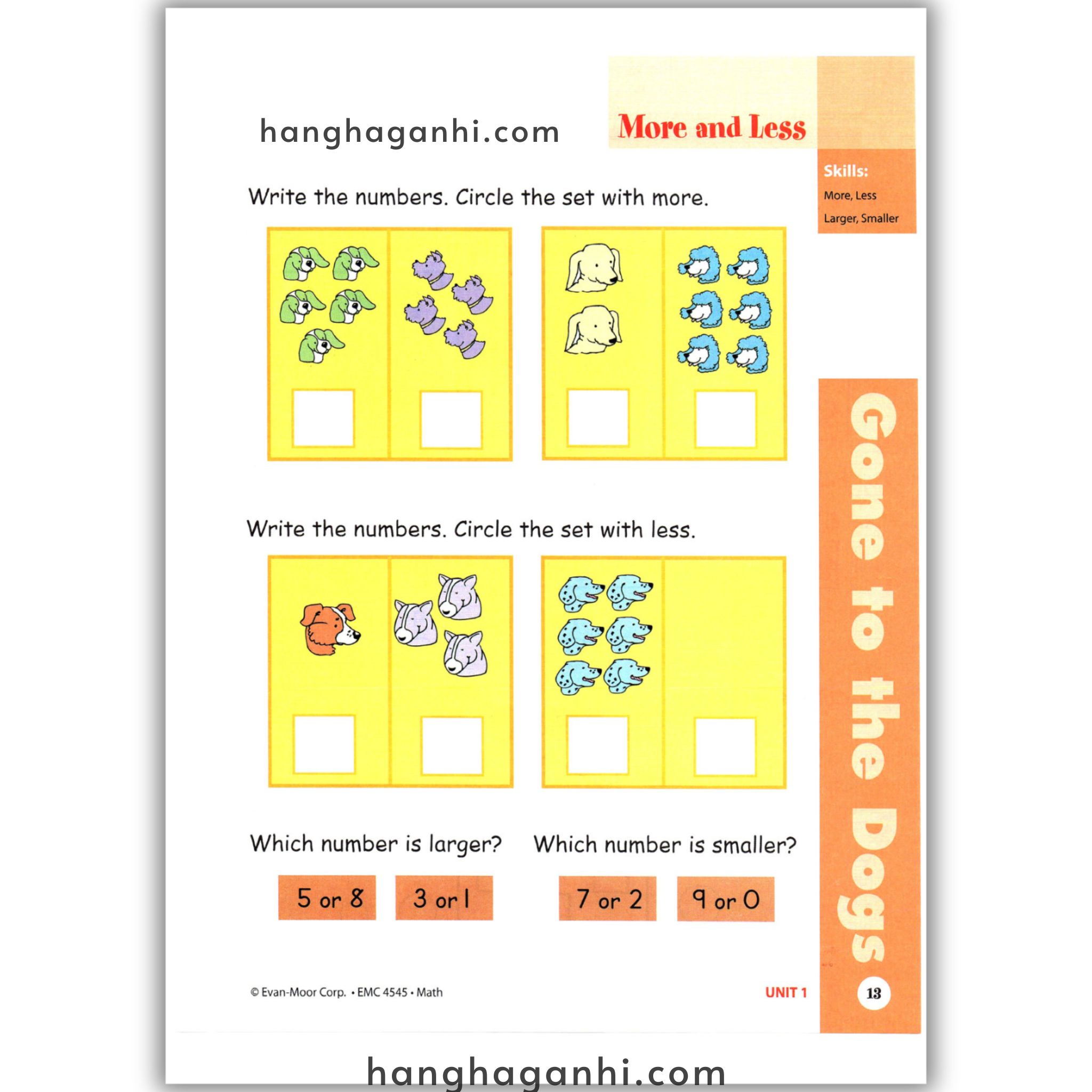 Skill Sharpeners Math Grade 1, Sách Toán Mỹ Evan Moor cho học sinh lớp 1_thumbnail_16