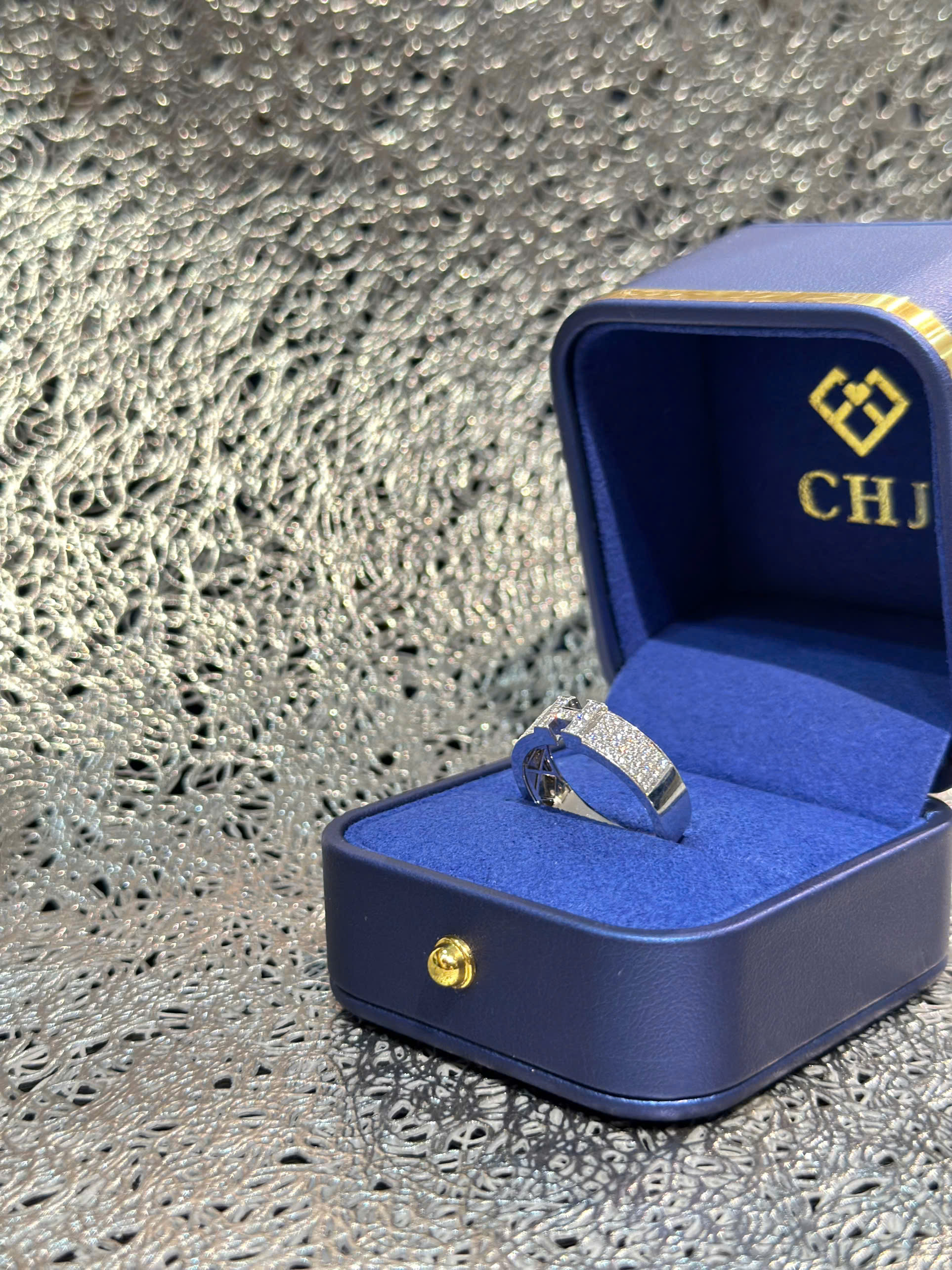 Nhẫn Kim Cương Vàng 14K – 75 Viên 1.1–1.3 ly_thumbnail_2