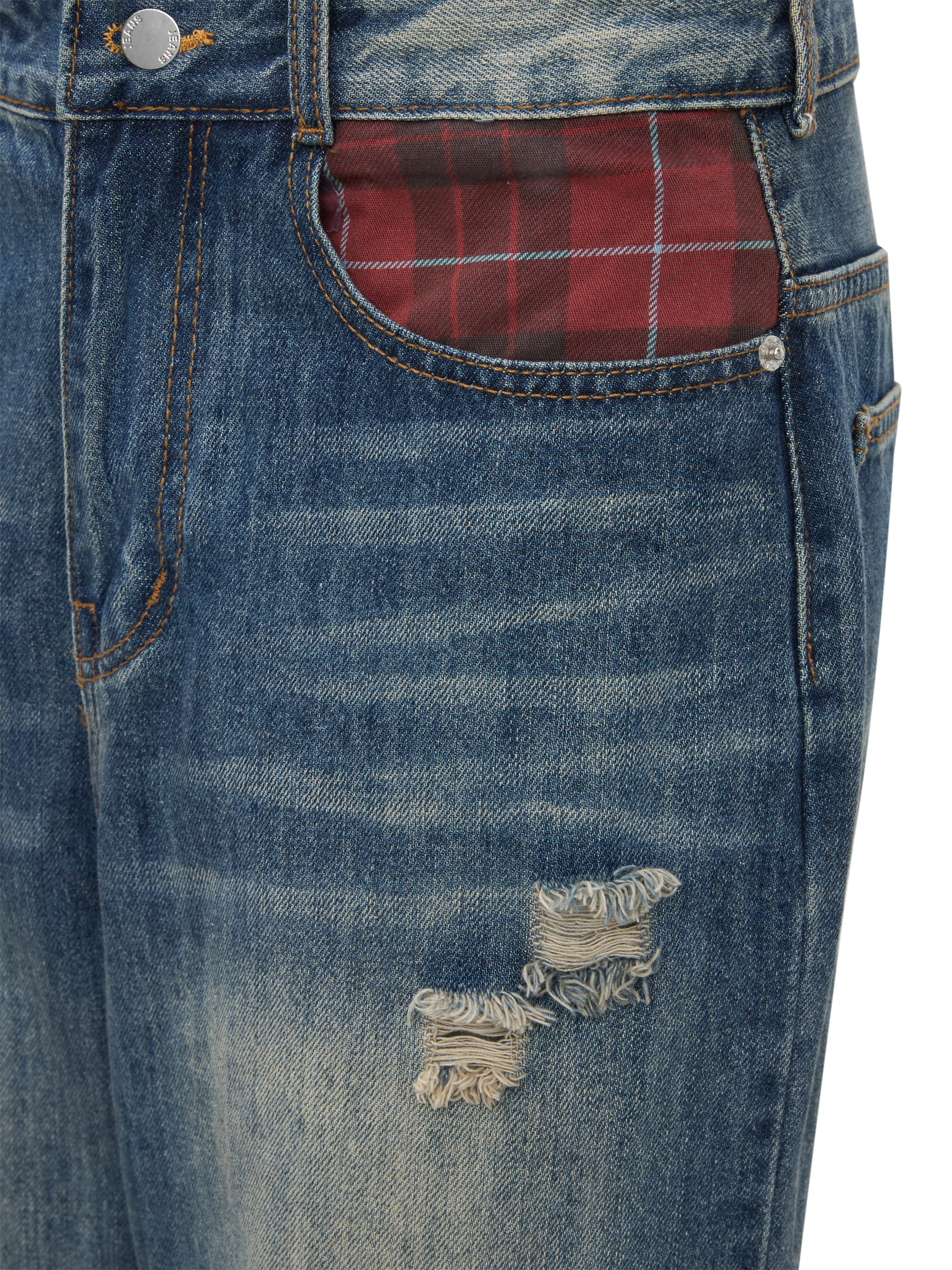 BIGSIZE NỮ- Quần suông mix caro túi đỏ T-QJ603_thumbnail_2