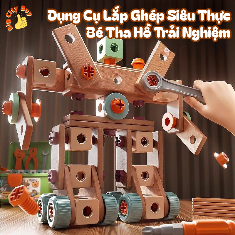 Bộ lắp ghép Kiến trúc sư cơ khí hoạt động được cho bé_thumbnail_2