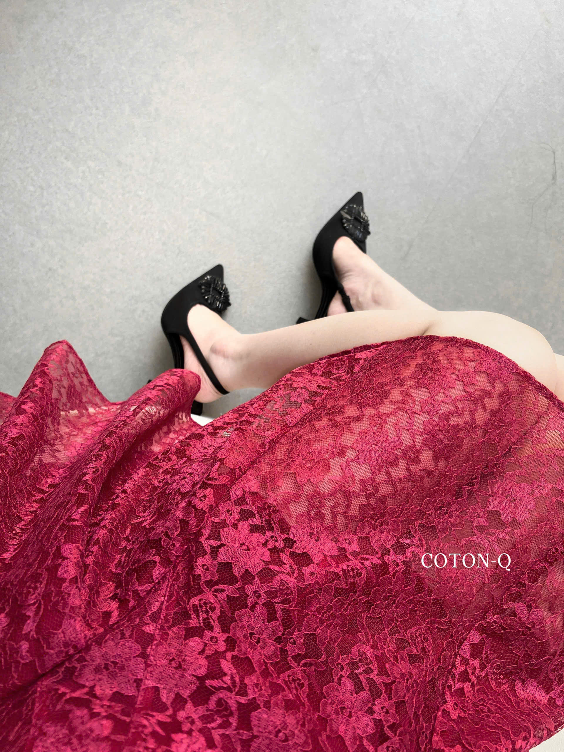 Đầm ren xòe ( ĐỎ )_thumbnail_9