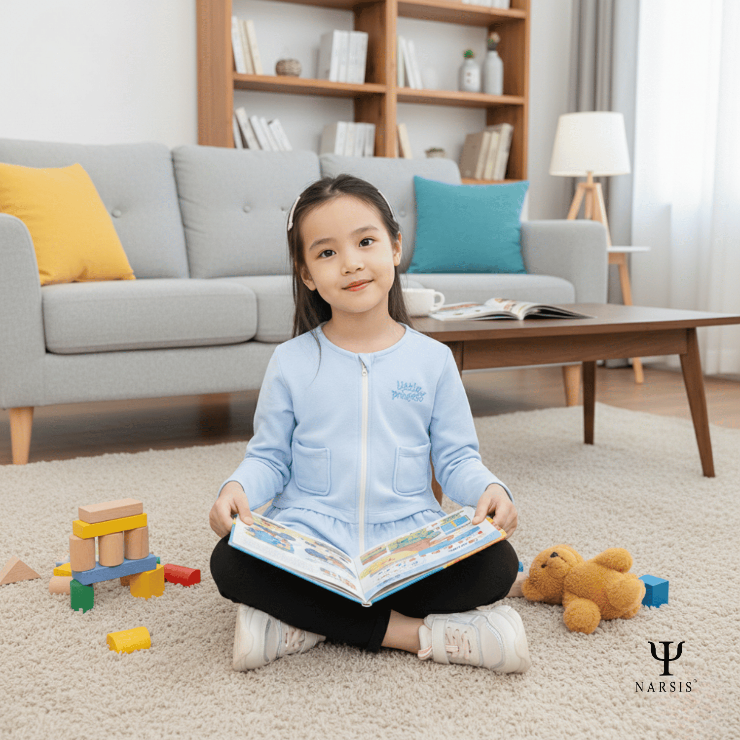 ÁO KHOÁC BÉ GÁI KL0005 NARSIS VẢI NỈ ẤM ÁP, MỀM MẠI, THÍCH HỢP MÙA ĐÔNG, GIỮ NHIỆT TỐT