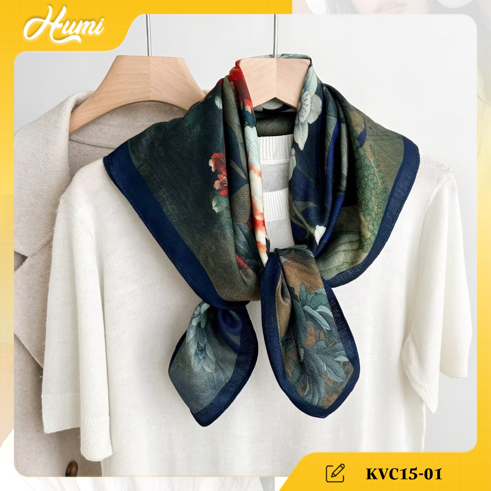 KHĂN COTTON VUÔNG 68x68cm (KVC15-01)