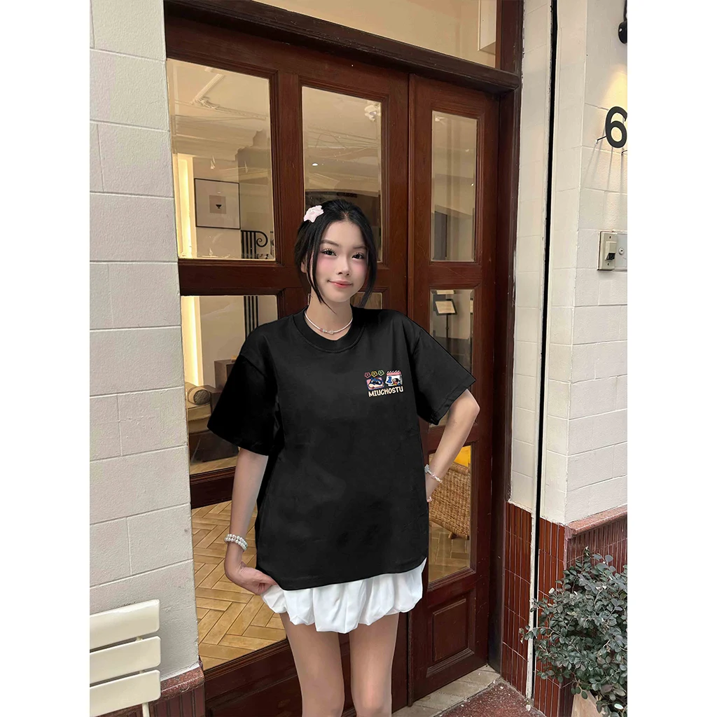 Áo thun boxy hoạt hình Shiin cute Miucho 3120_thumbnail_3