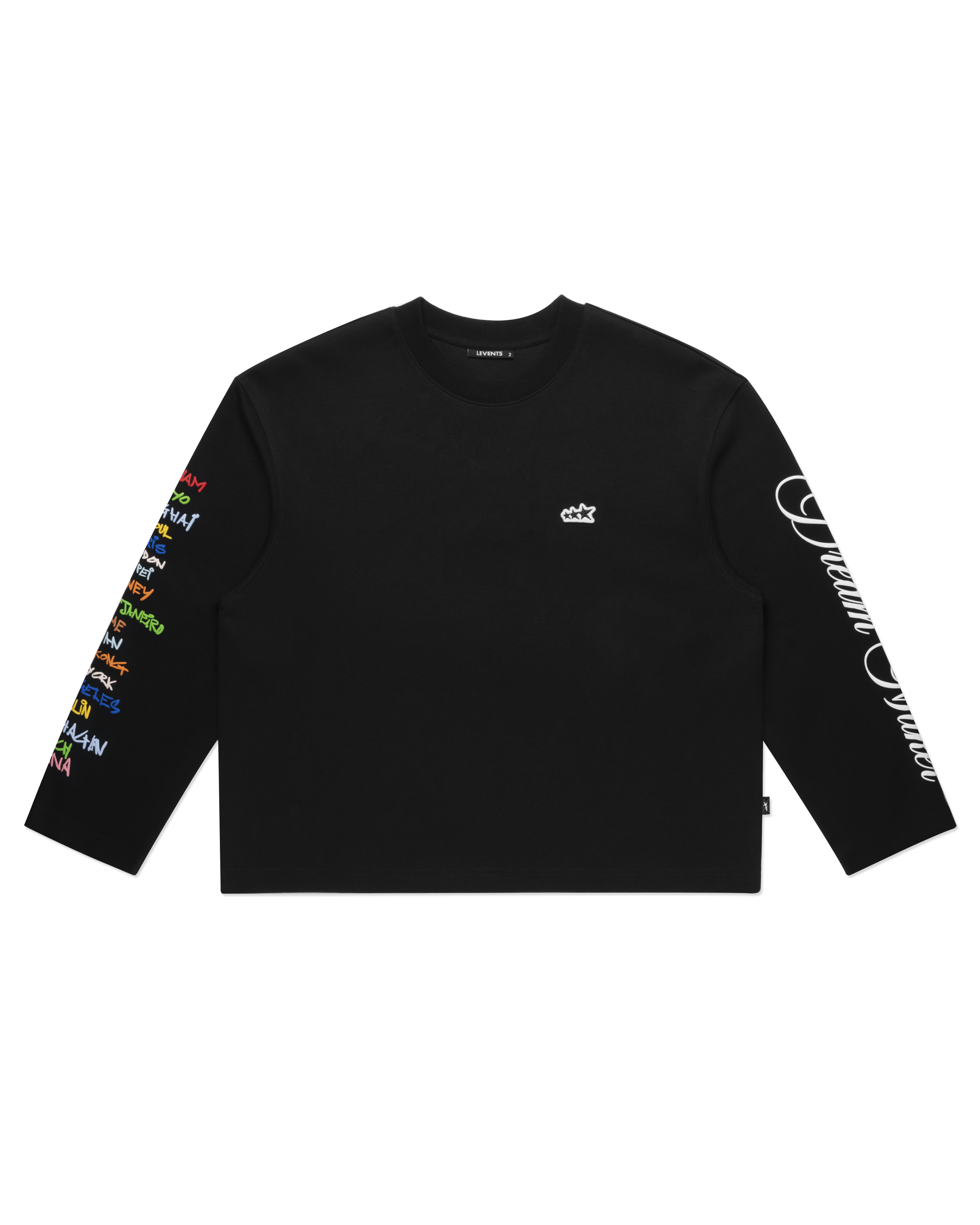 Levents® Travel Cities Long Sleeve Boxy Tee