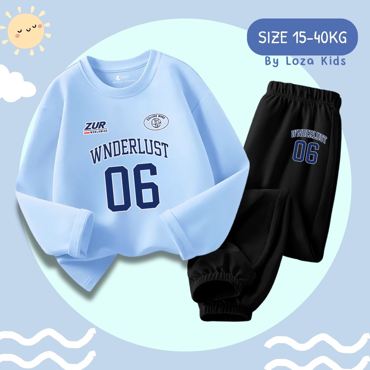 Bộ Thu-Đông bé trai in hình 'Wnderlust-06' - Loza Kids BW450_thumbnail_5