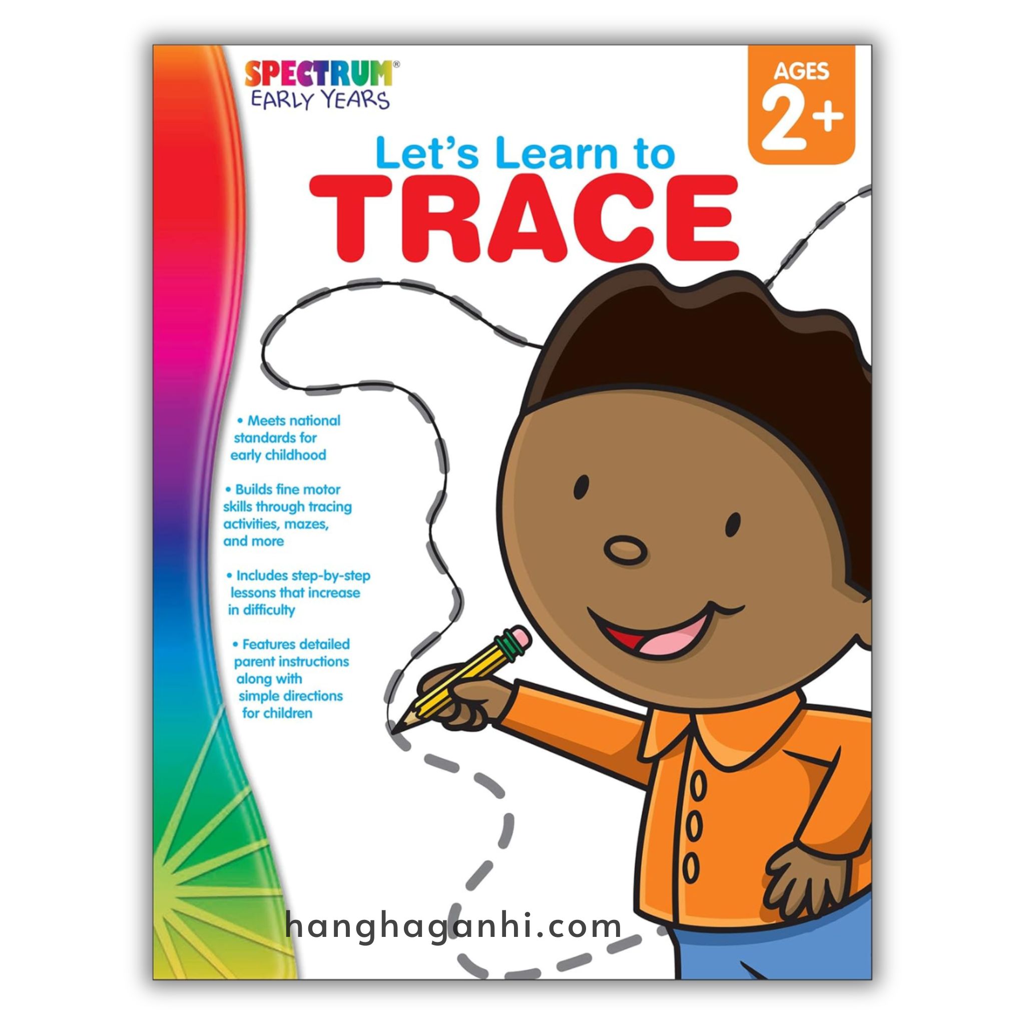 Spectrum 2+ Lets Learn to Trace for Early Years, sách Mỹ cho bé_thumbnail_0