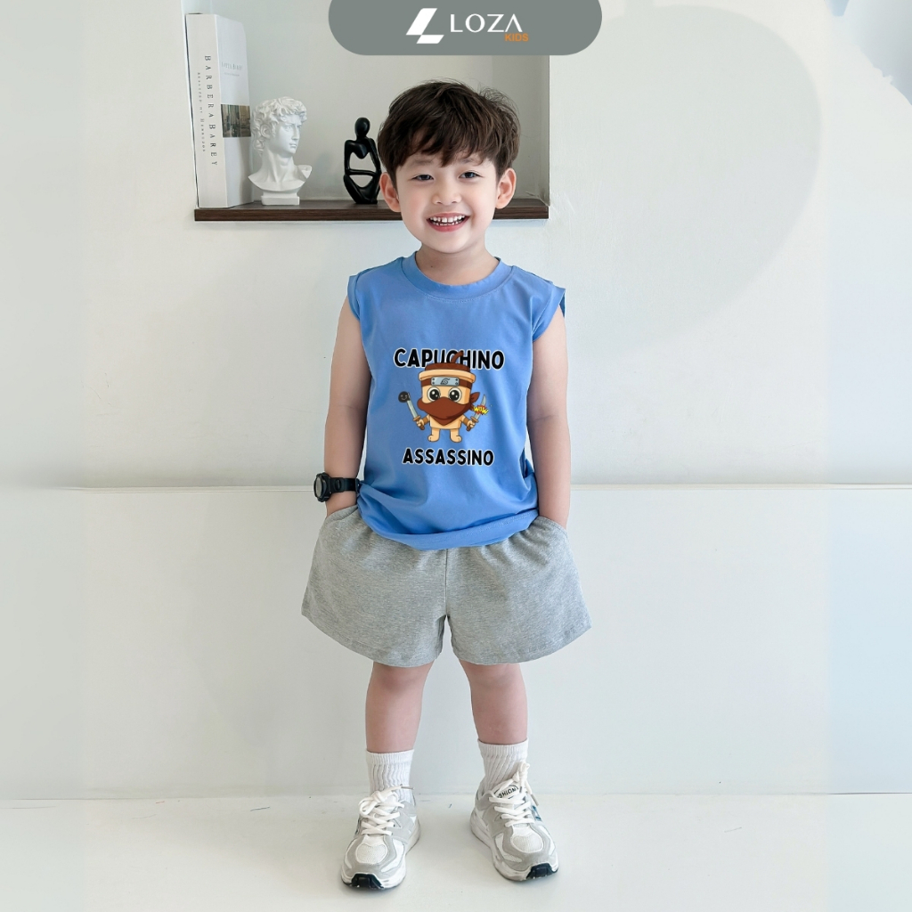 Bộ ba lỗ bé trai in hình 'Brainrot Capuchino Assassino' - Loza Kids BL401_thumbnail_4