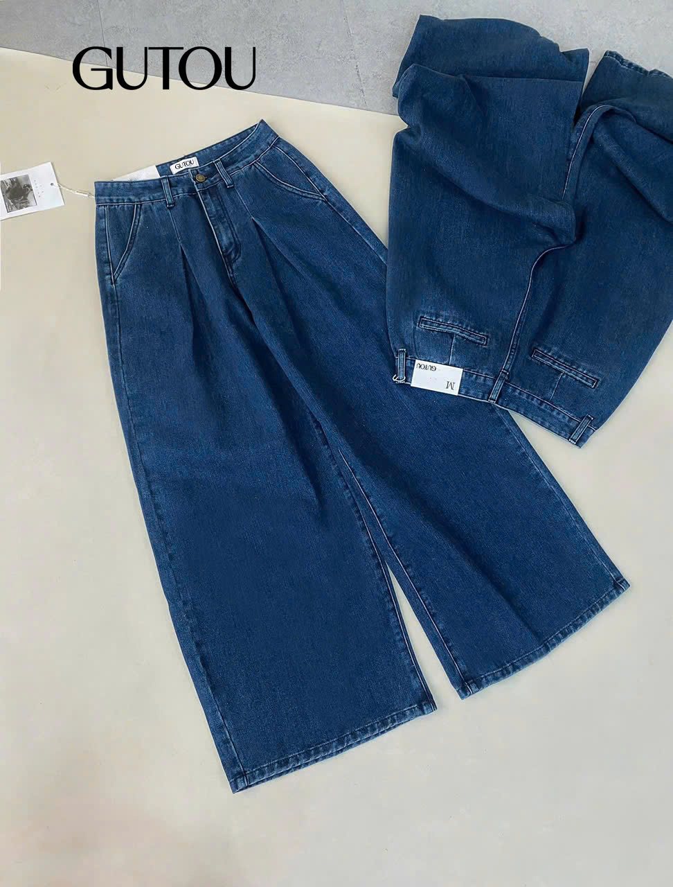 [ GUTOU ] Quần Jean Suông Melly Classic_thumbnail_4