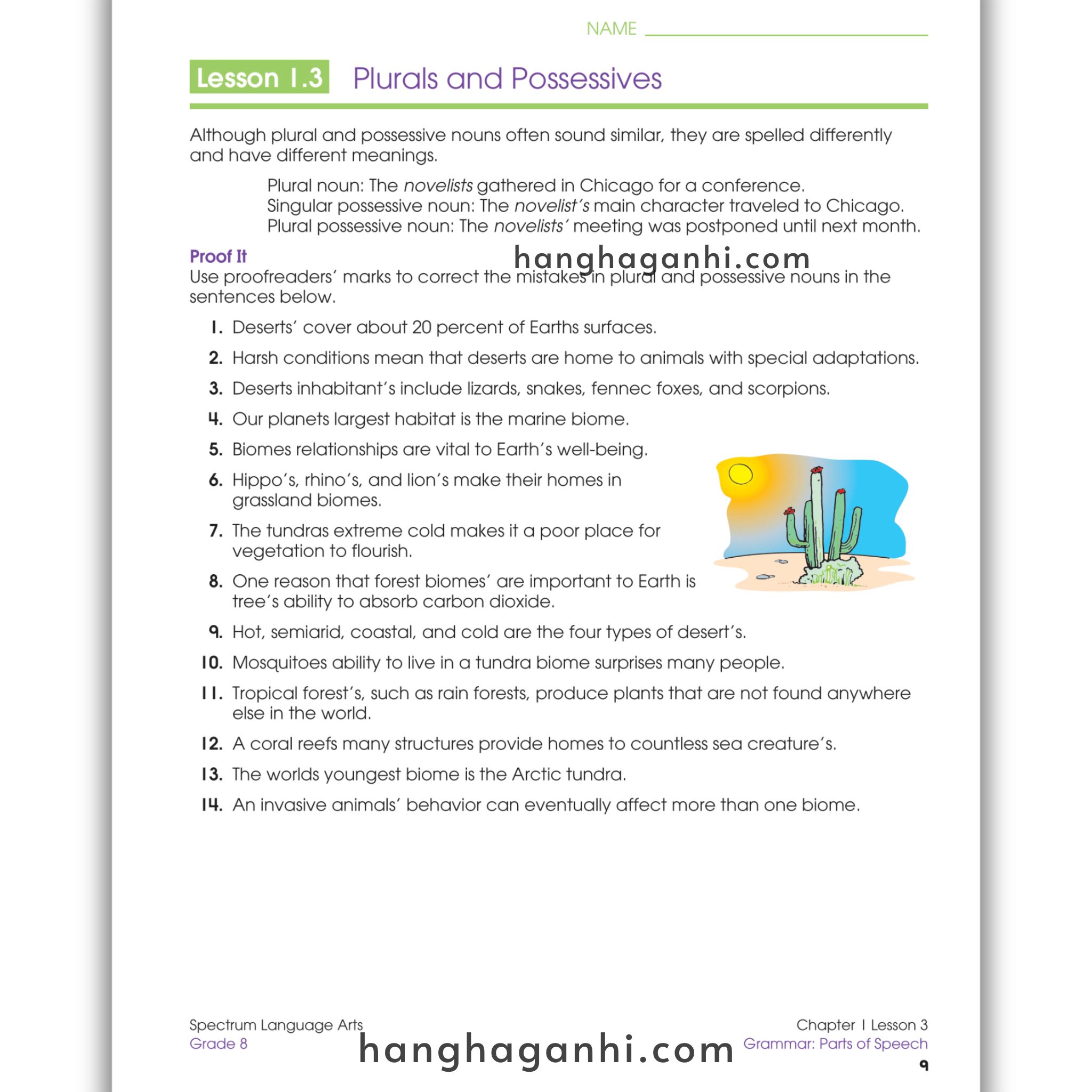 Sách Spectrum Language Arts Workbook Grade 8_thumbnail_17