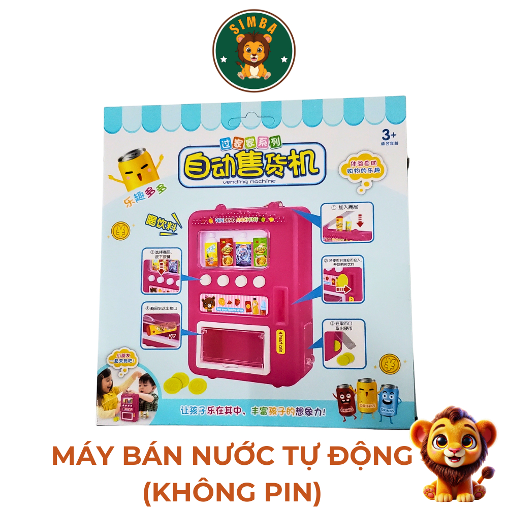 Máy Bán Nước Tự Động Đồ Chơi Simba Shop Giáo Dục Sớm Bé Học Về Mua Sắm Phát Triển Kỹ Năng Xã Hội_thumbnail_1