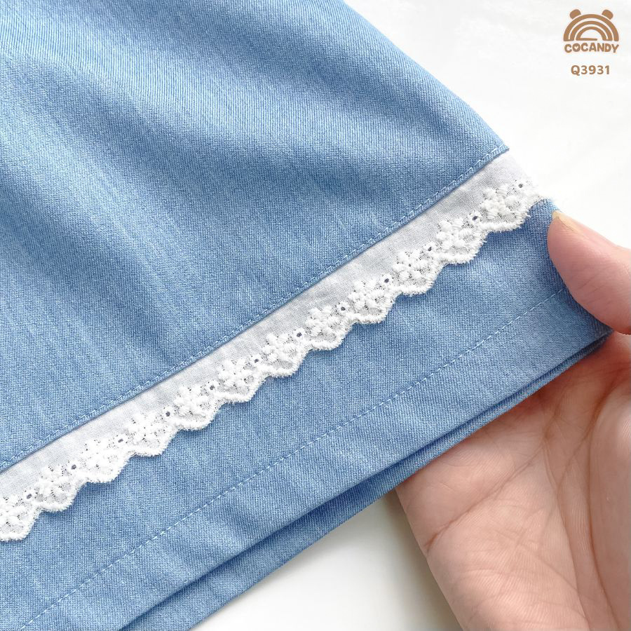 Quần dài suông XANH ren gấu_thumbnail_4