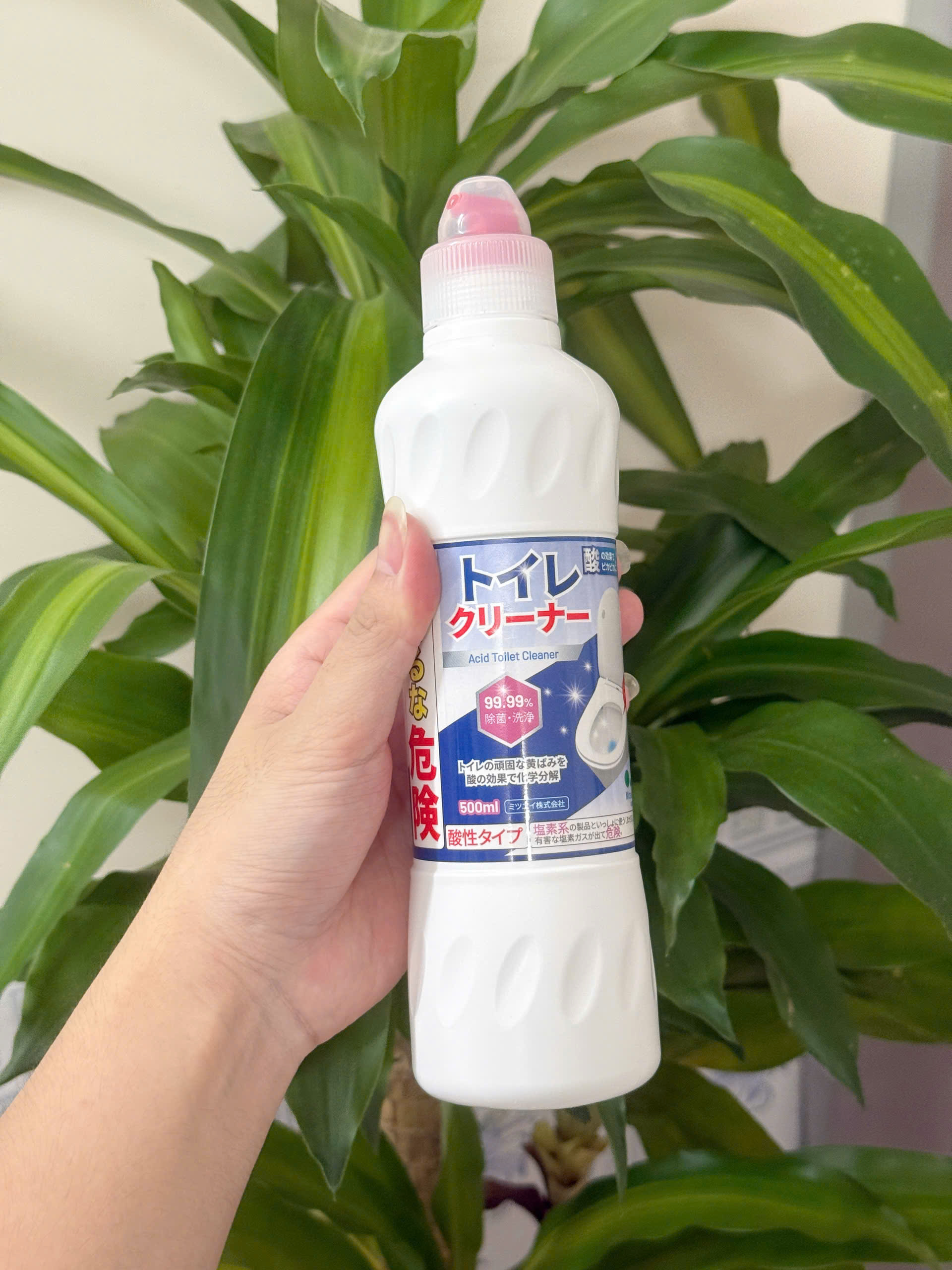 SET 2  CHAI Nước Tẩy Toilet Mitsuei Không Mùi 1000ml_thumbnail_2