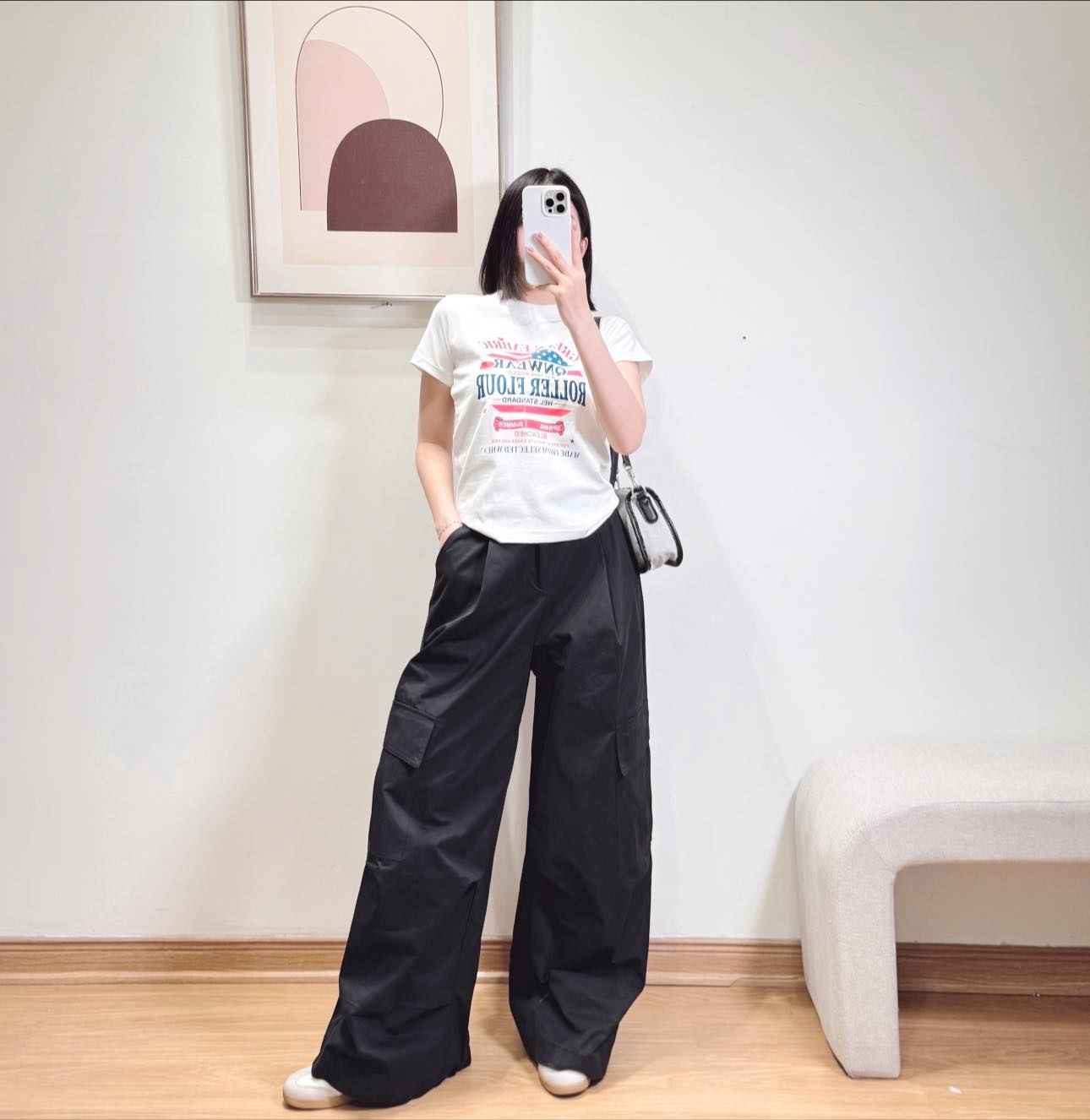 988 QUẦN KAKI ĐEN PHỐI TÚI HỘP  ( V022 ) - SALE 2502