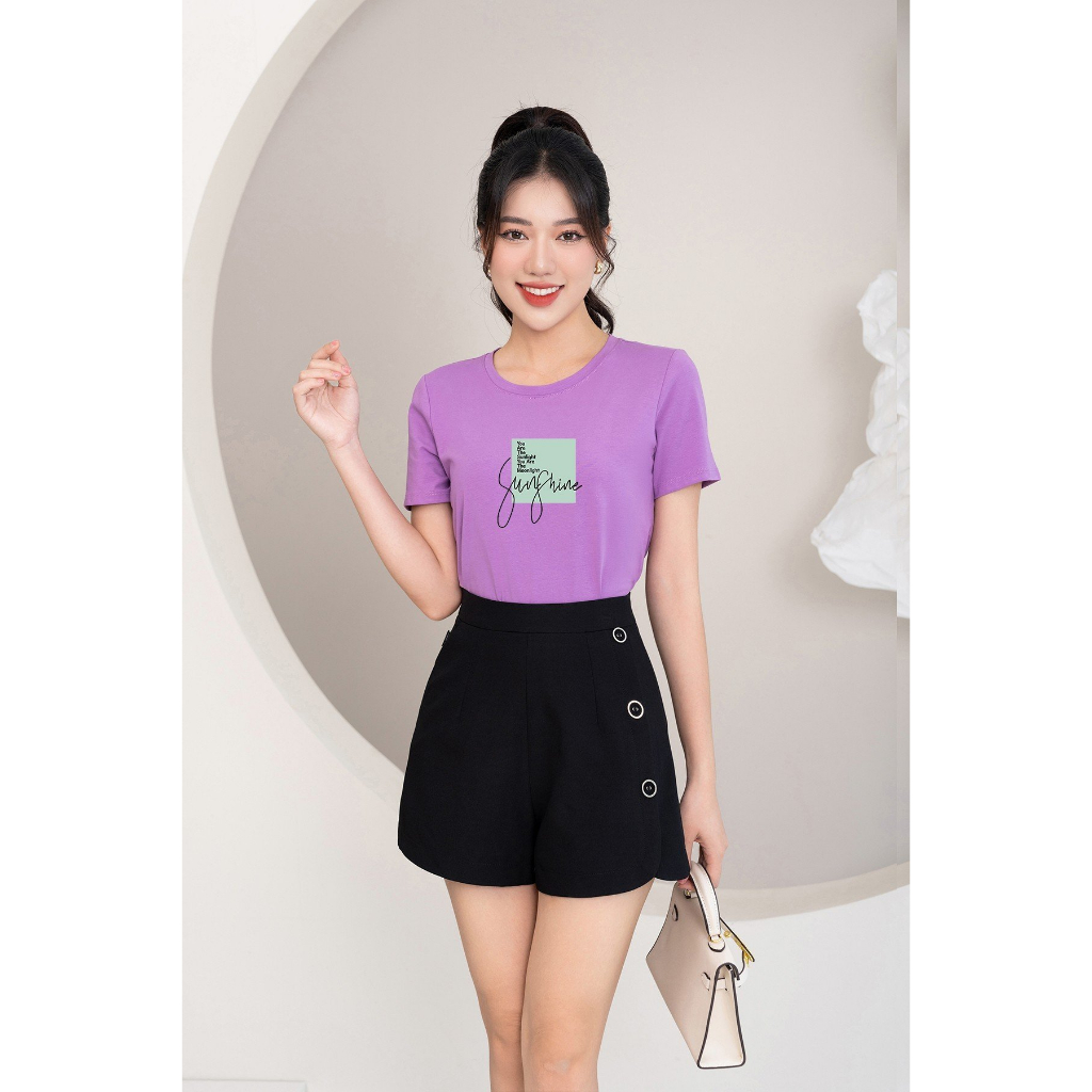 [Form Vừa] Áo thun form vừa in chữ chất liệu Cotton Compact LOZA - VT203126_thumbnail_2
