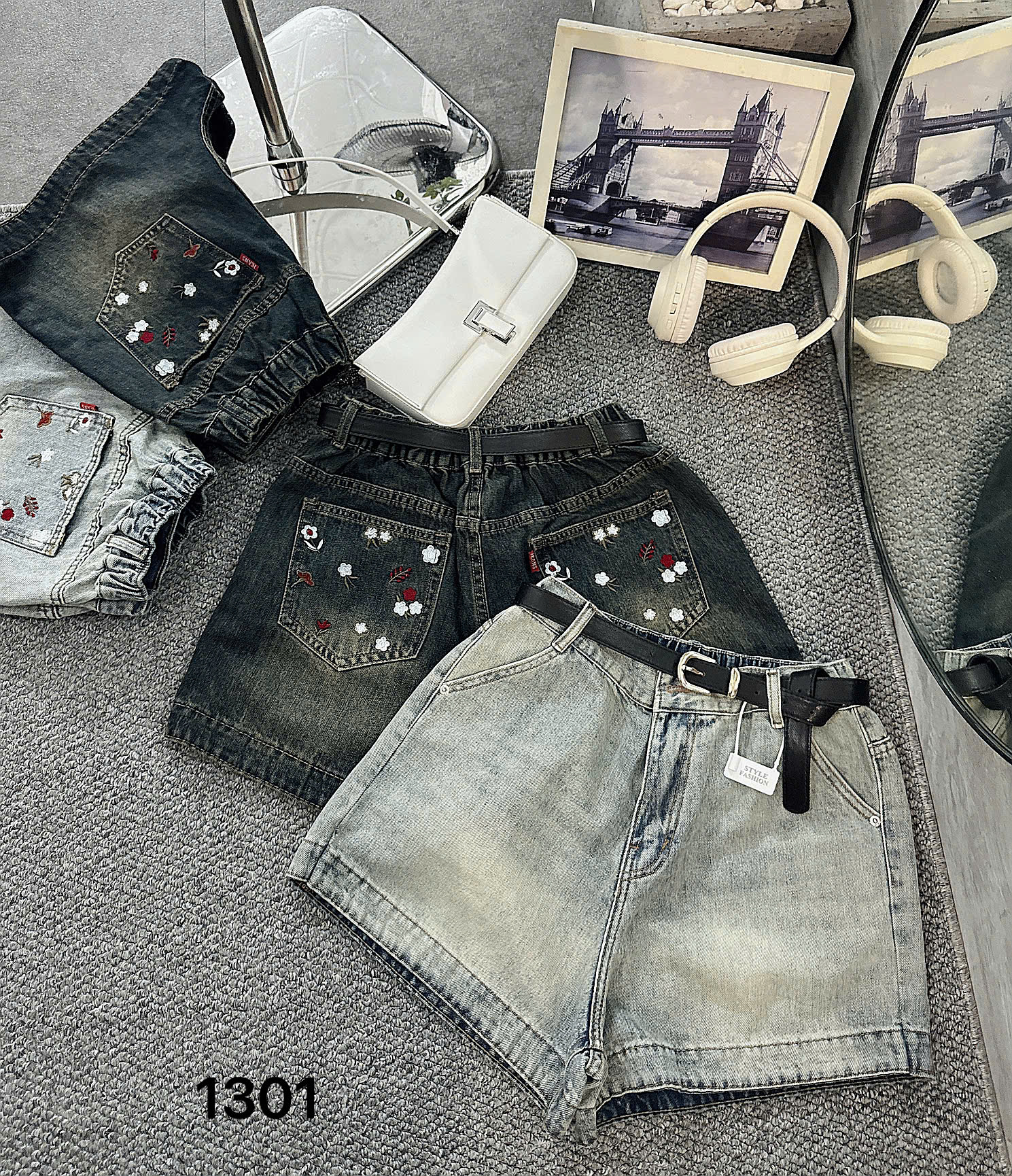 Quần short lưng thun thêu hoa bigsize QSJ1301 dành cho nàng mũm mĩm từ 55-90kg_thumbnail_17