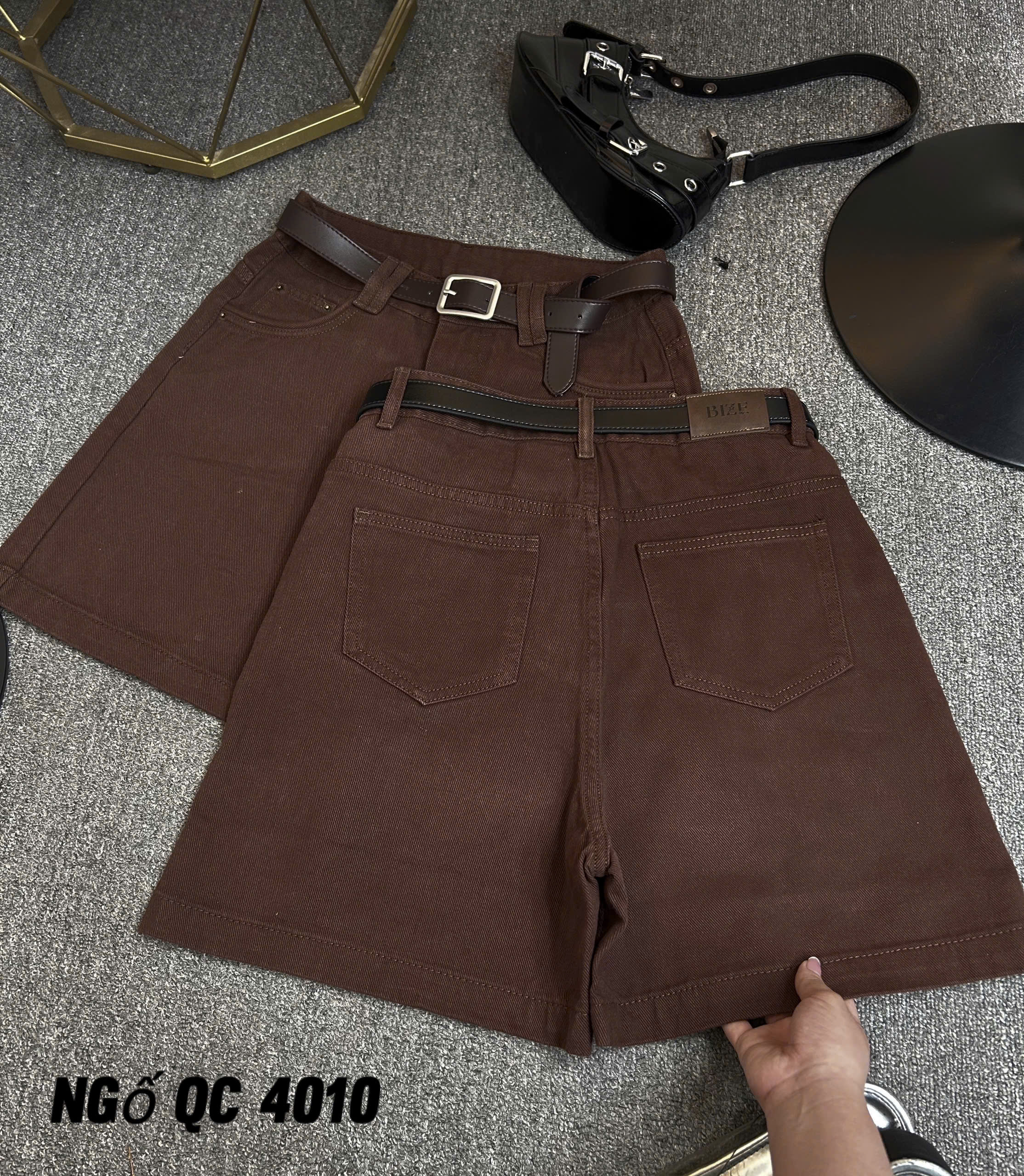 Quần short jean lửng viền túi kiểu bigsize QSJ4010 dành cho nàng từ 55-90kg_thumbnail_4