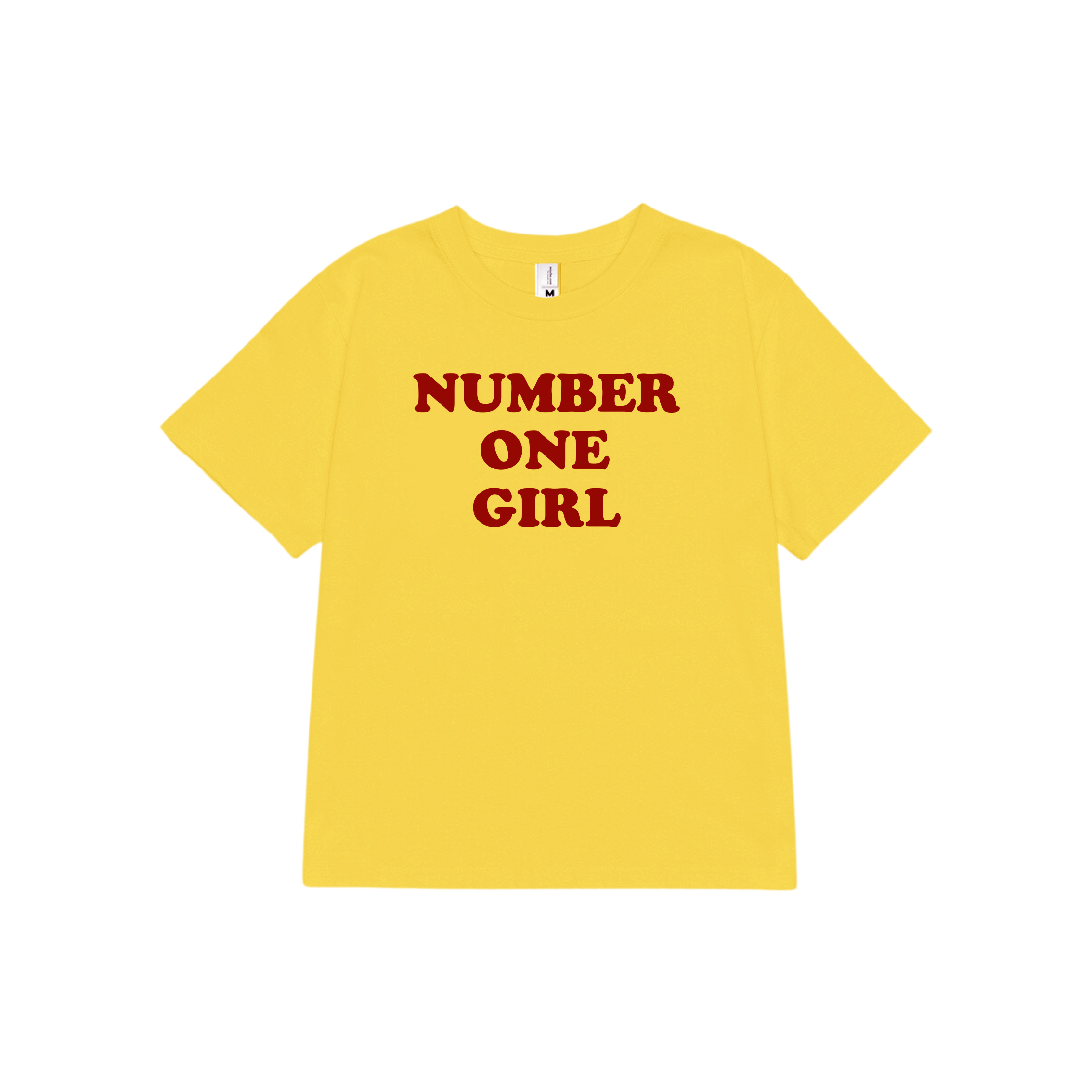 Áo baby tee ôm number one girl 1978 Miucho cổ tròn vải cotton 4c thoáng mát in basic_thumbnail_0