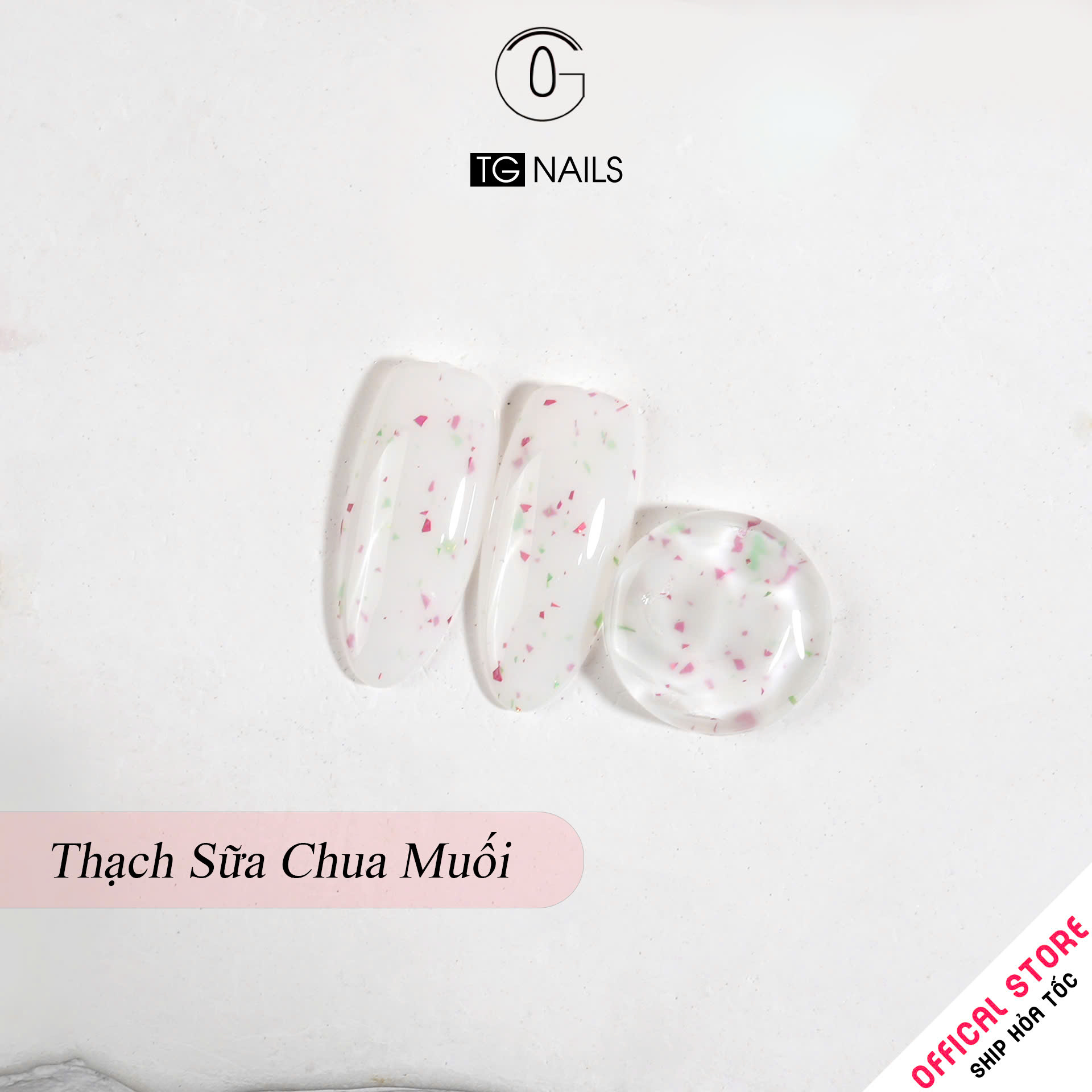 Sơn gel thạch nhũ sữa chua TG cọ tròn chai 15ml_thumbnail_5