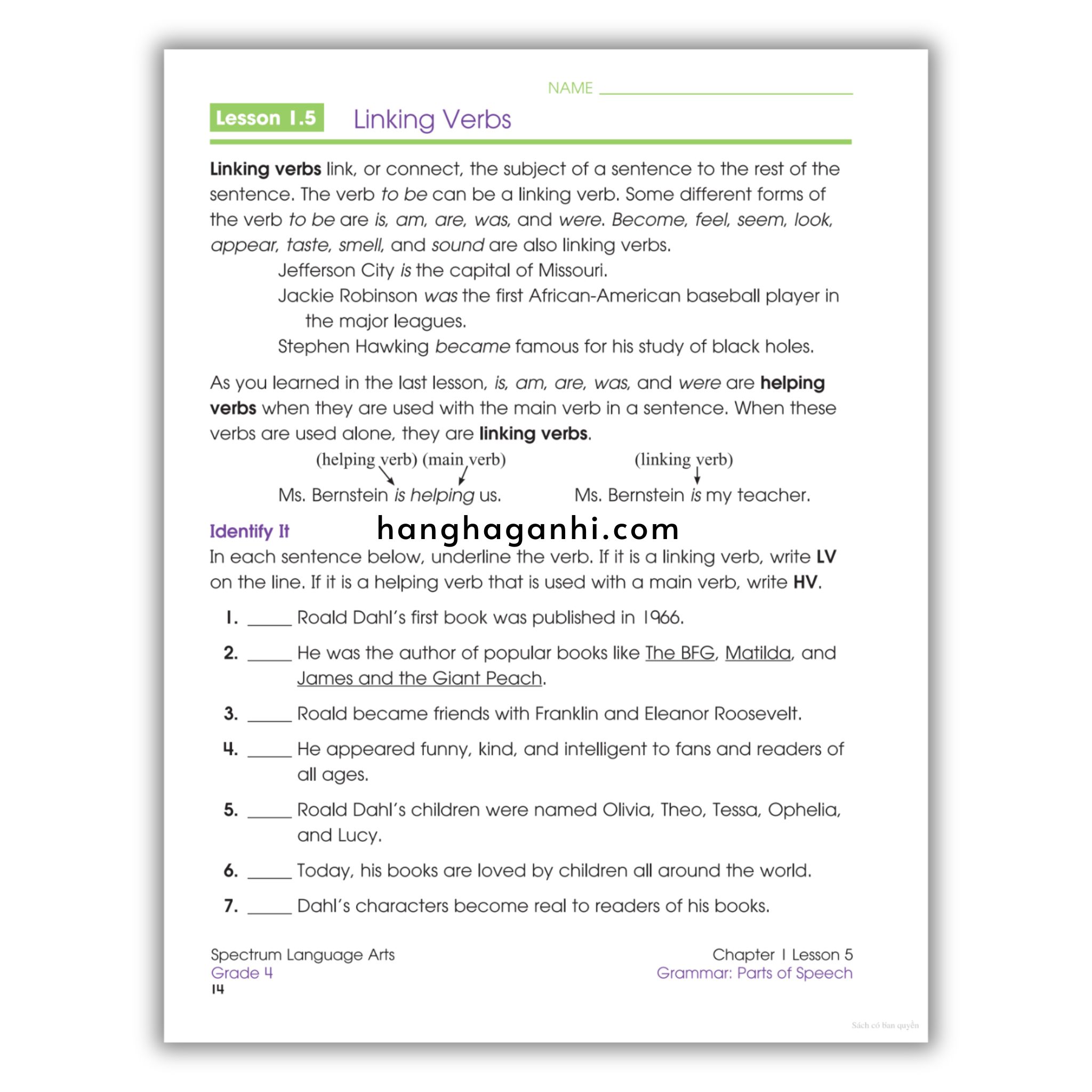 Sách Spectrum Language Arts Workbook Grade 4_thumbnail_5