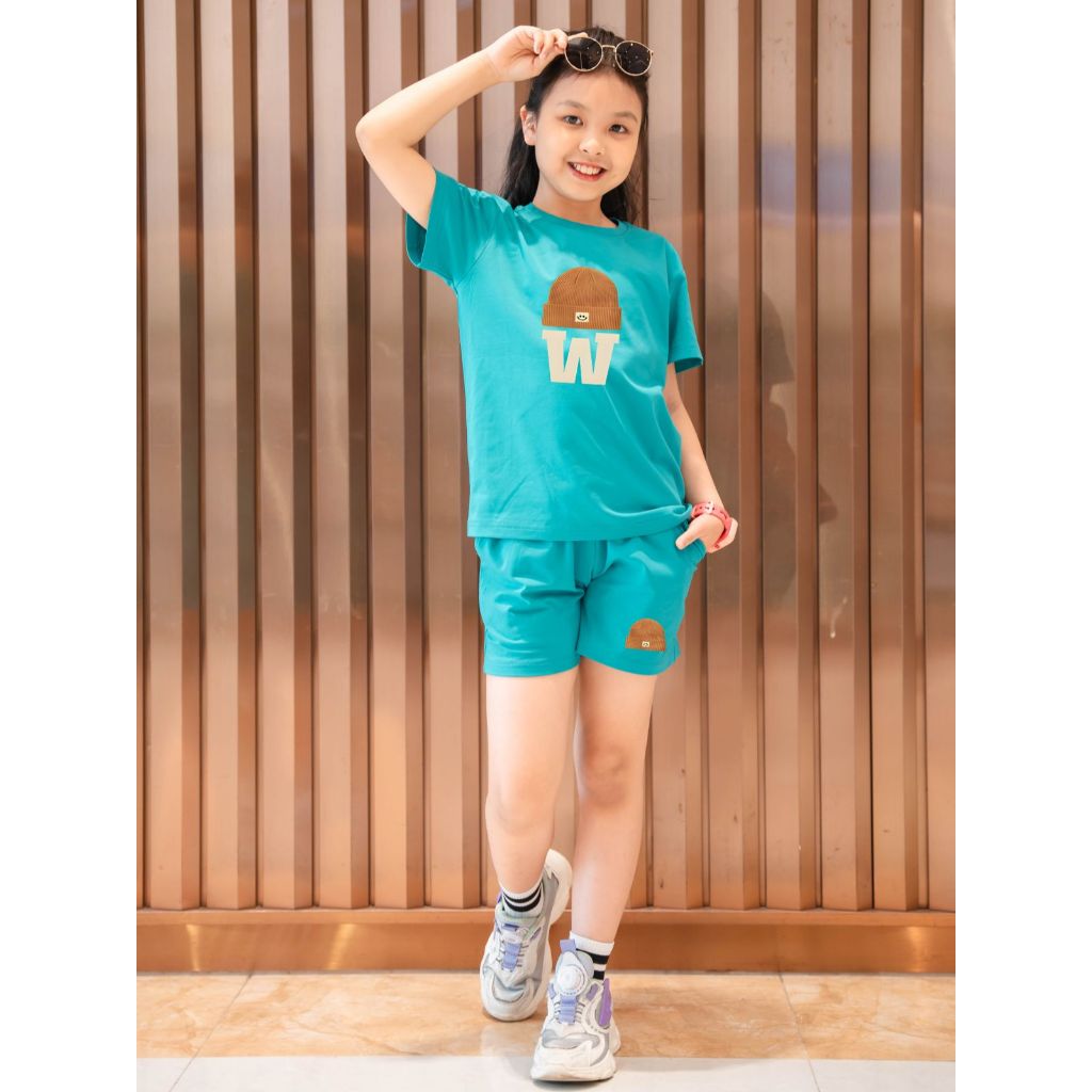 Bộ đồ bé gái in hình 'mũ W' - Loza Kids SB02_thumbnail_12