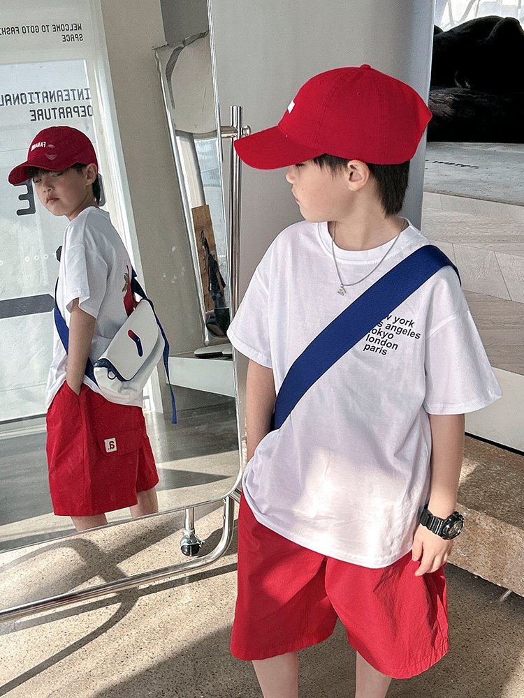 Áo cotton in dâu tây AO24021