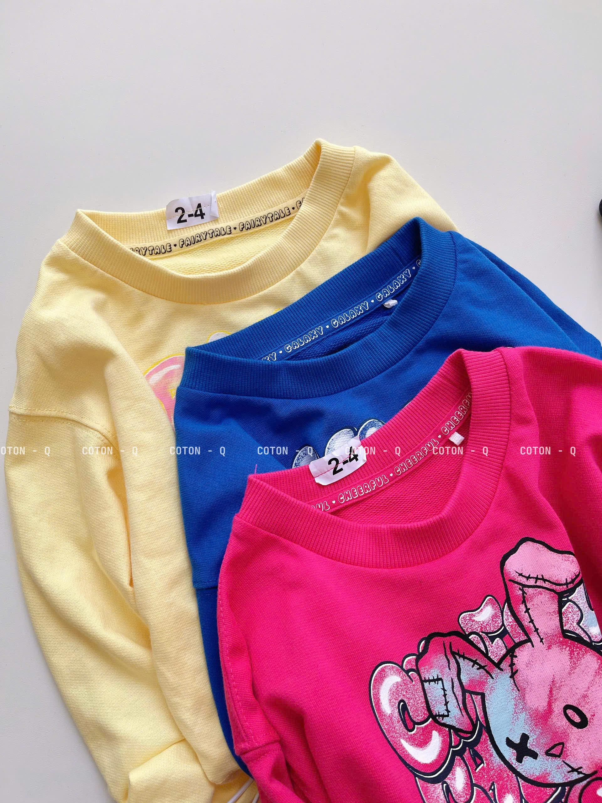 Áo tay dài rút dây xịn bé gái ( VÀNG )_thumbnail_11