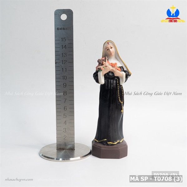Tượng đá Thánh Rita 15cm_thumbnail_2