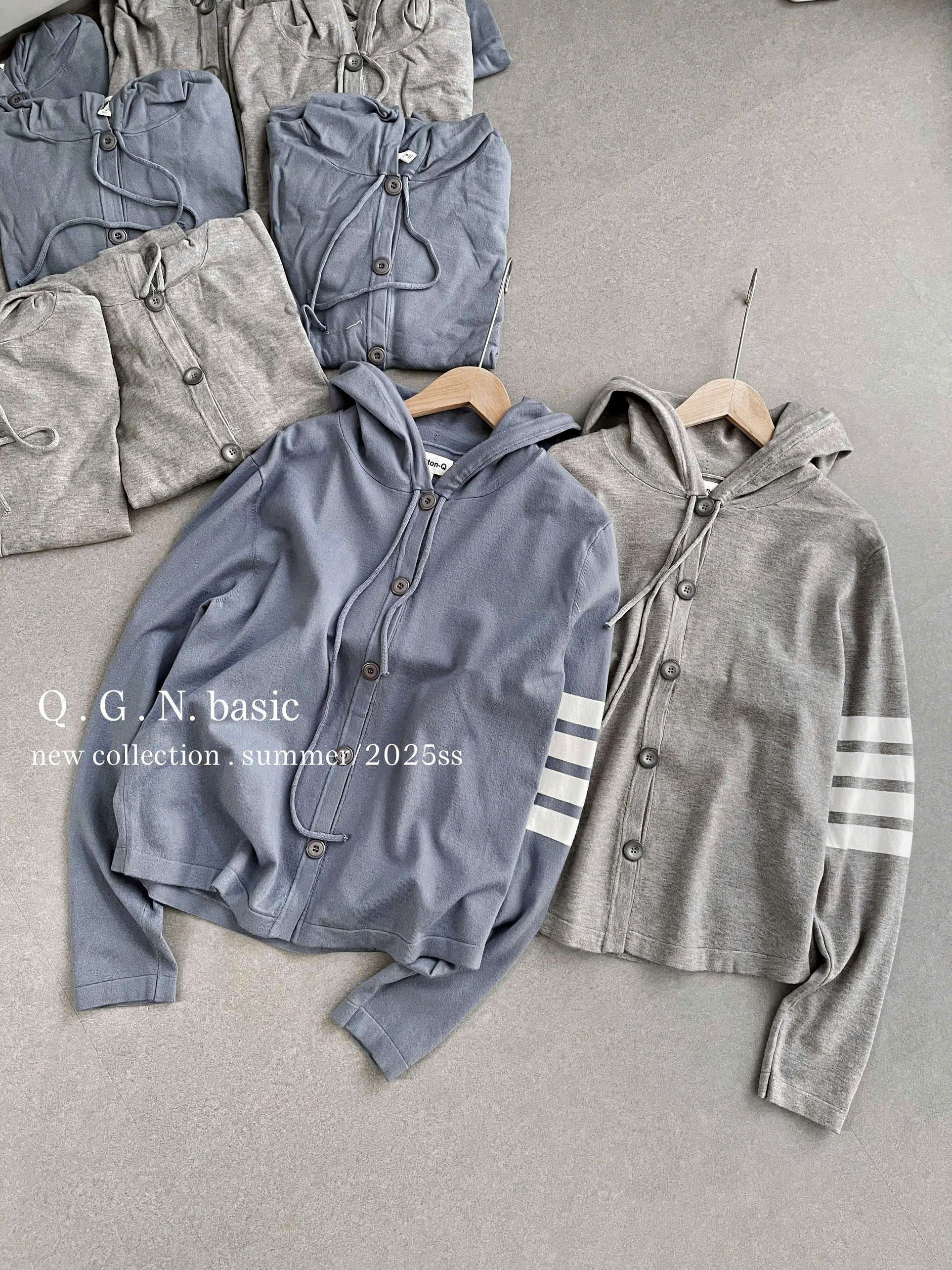 Áo khoác len cotton Q ( XÁM )_thumbnail_0