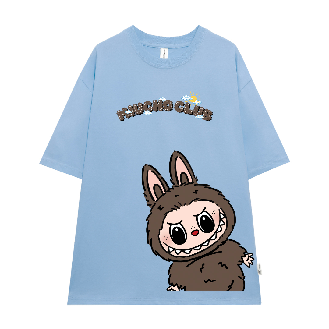 Áo phông labubu form rộng unisex ATD1437 Miucho tay ngắn cổ tròn in mix_thumbnail_14