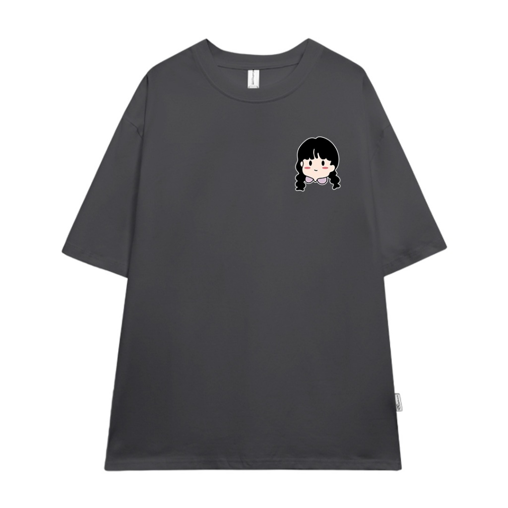 Áo thun cặp đôi cute form rộng unisex ATD1067 Miucho tay lỡ cổ tròn in artwork_thumbnail_20