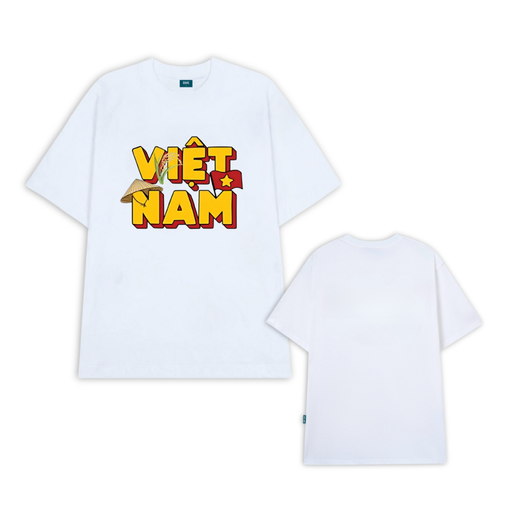 Áo thun Việt Nam Độc lập tự do, Ấm no hạnh phúc dáng oversize nam nữ - Local Brand We Tee T024_thumbnail_24