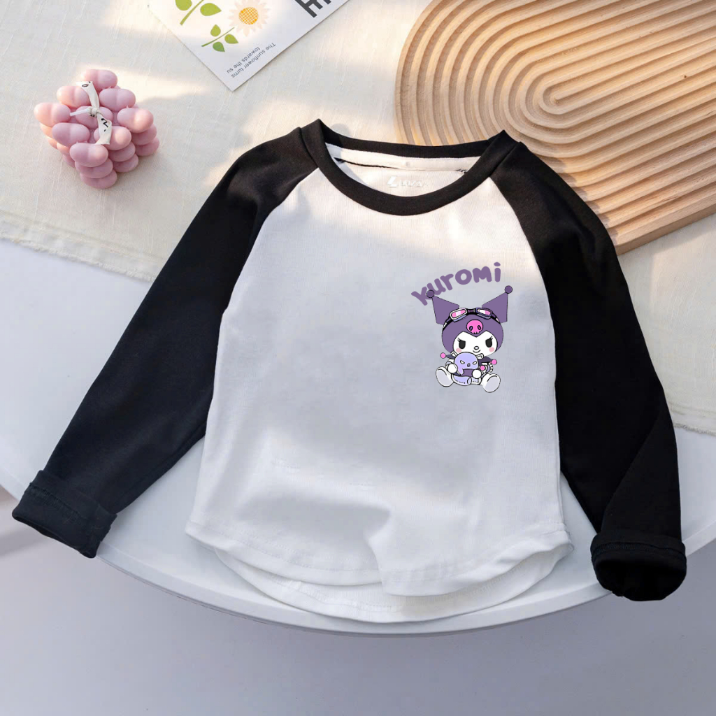 Áo thu đông cho bé gái chất borip co giãn 4 chiều - Áo dài tay bé gái hình dễ thương - Loza Kids AD001_thumbnail_6