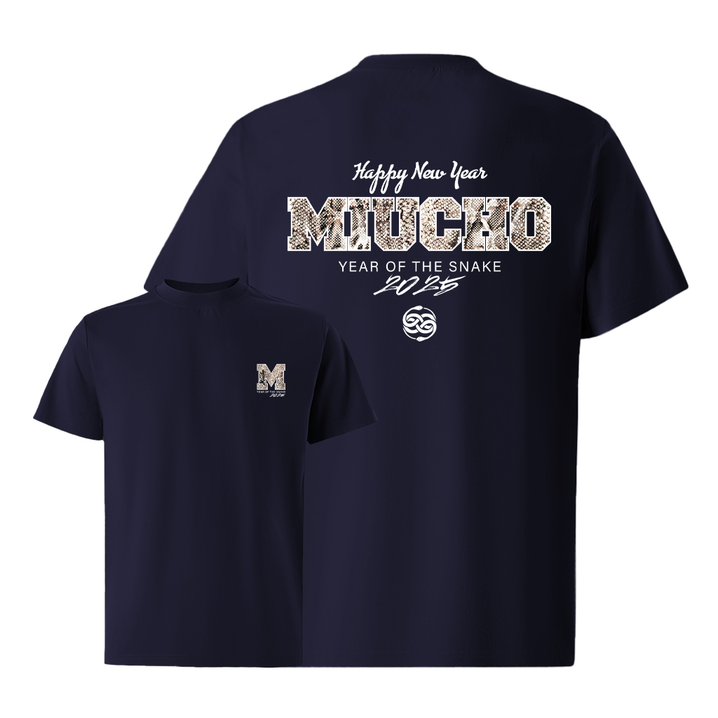 Áo phông tết form rộng cổ tròn vải cotton 4c co giãn thoáng mát 1825 Miucho Iconic in typography_thumbnail_8