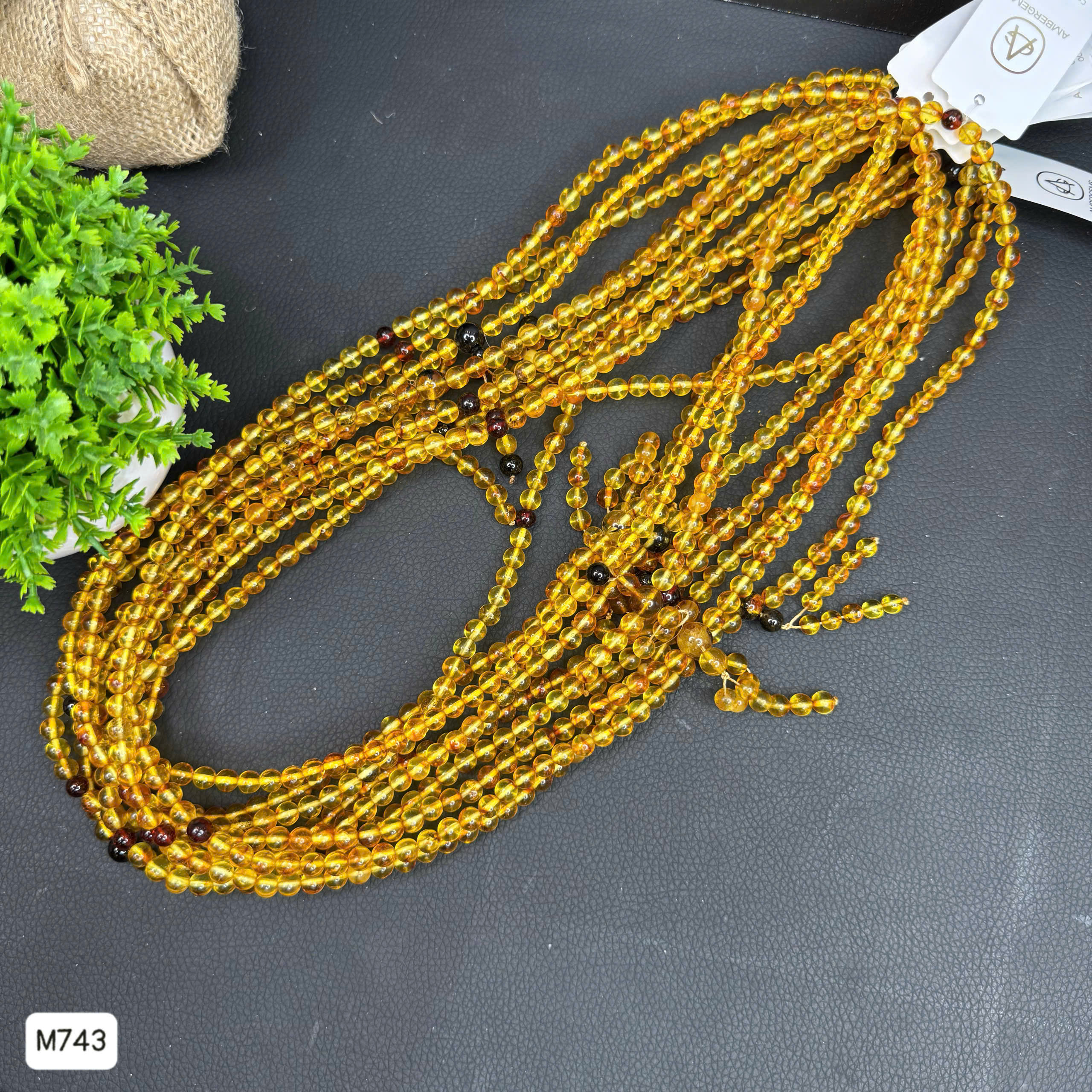 Chuỗi 108 Ánh Cam - M743